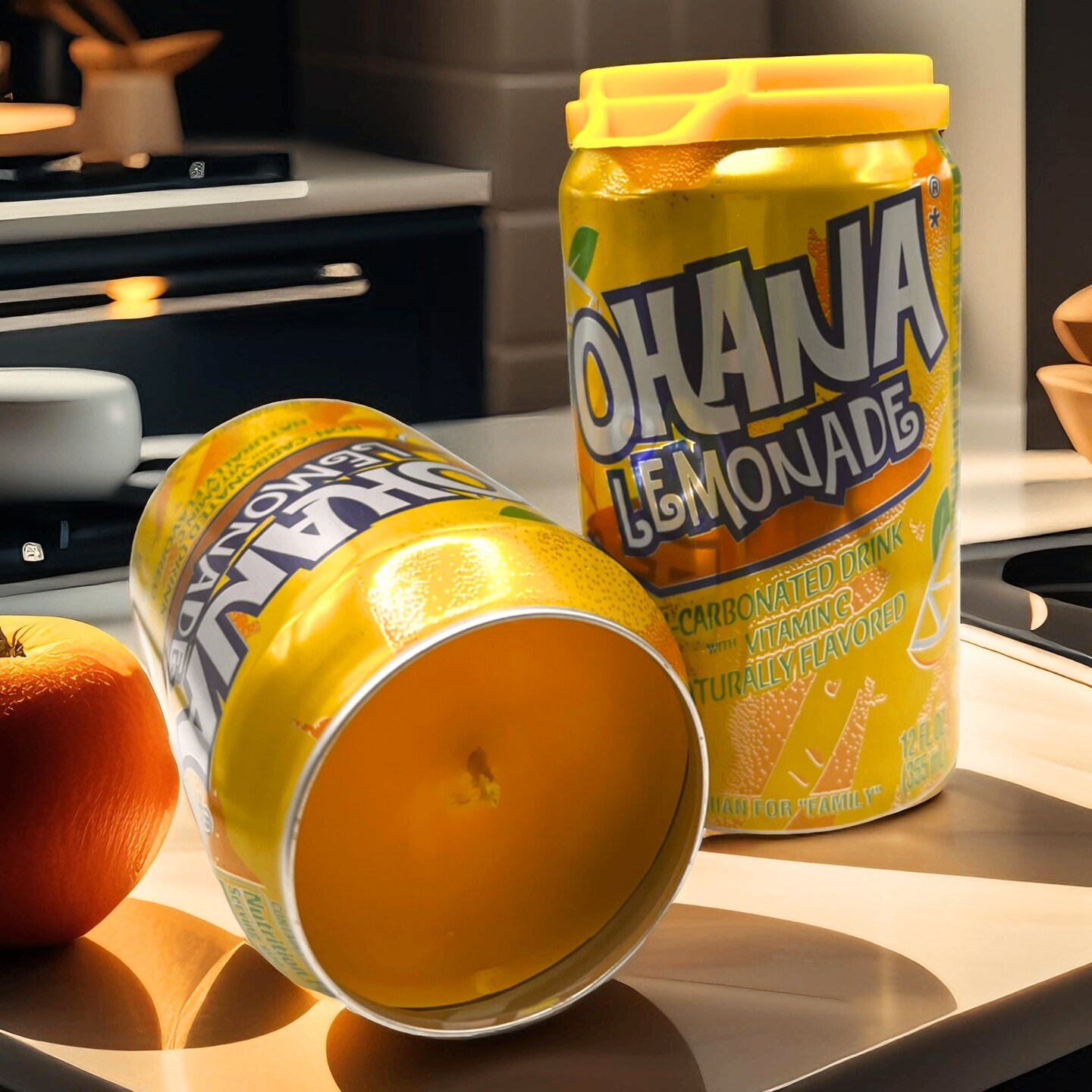 Ohana♡　ジーベン90缶 Ohana Lemonade Soda Pop Soy Can Candle | Michigan Treasure
