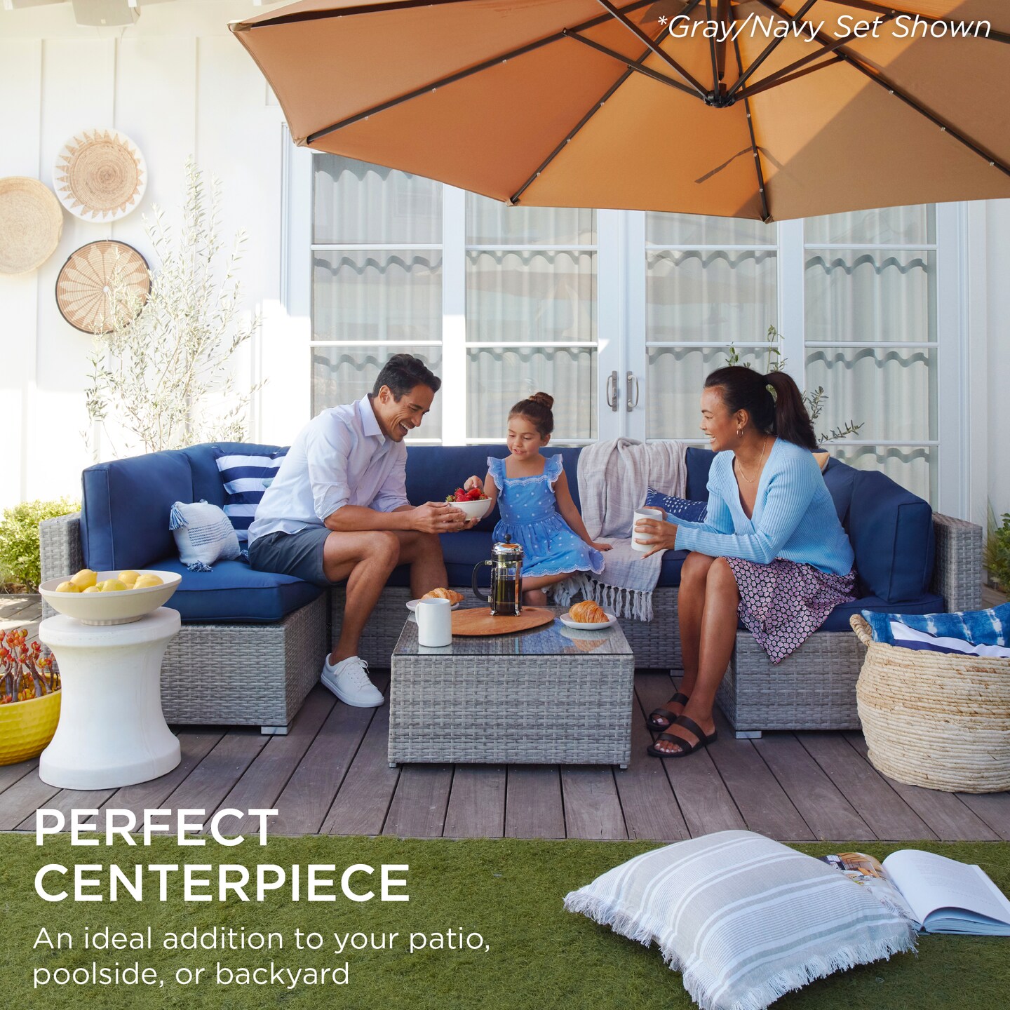 Best Choice Products 7-Piece Outdoor Modular Patio Conversation Furniture, Wicker Sectional Set