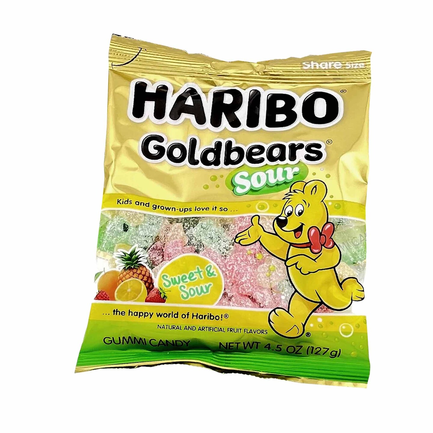 Haribo Sour Gold Bear 4.5Z 12Ct