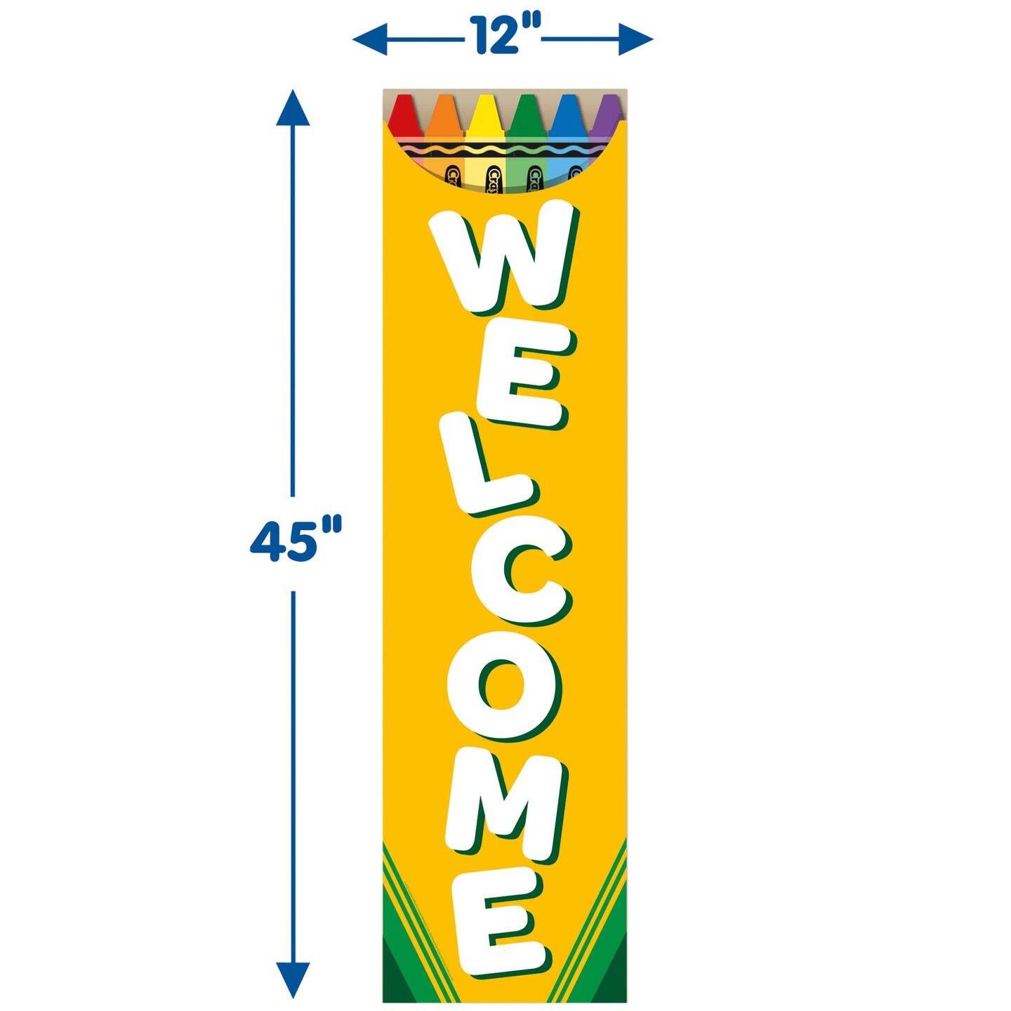 Crayola&#xAE; Welcome Vertical Banner
