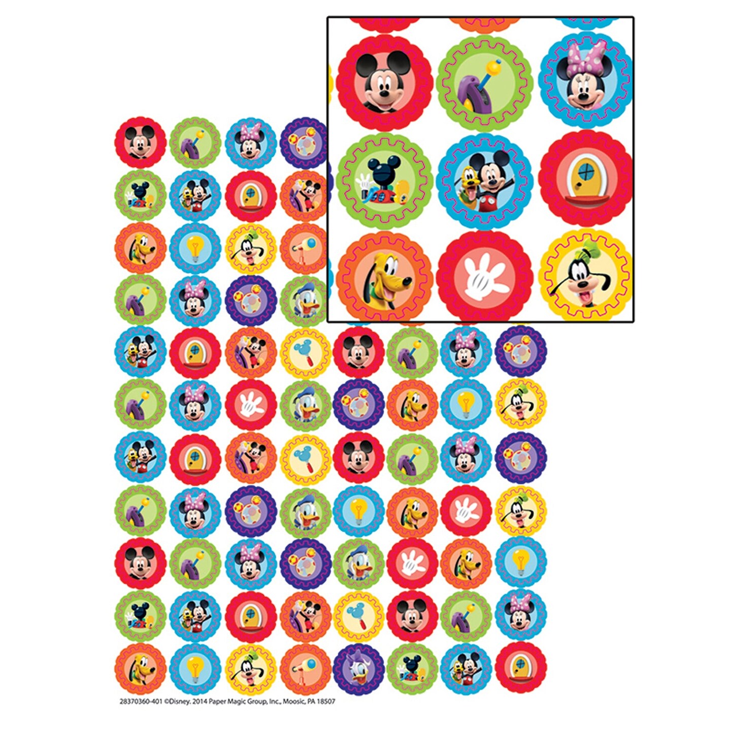 Mickey Mouse Clubhouse&#xAE; Gears Mini Stickers, Pack of 704