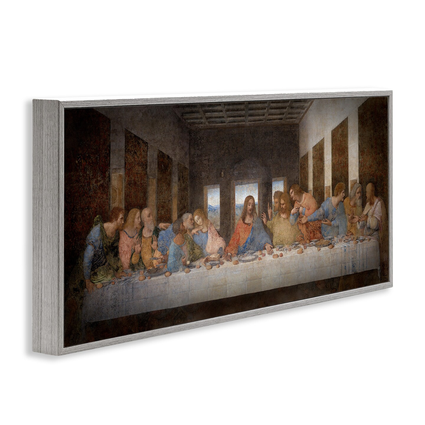 Stupell Industries Last Supper Religious Classical Painting Framed Giclee Art