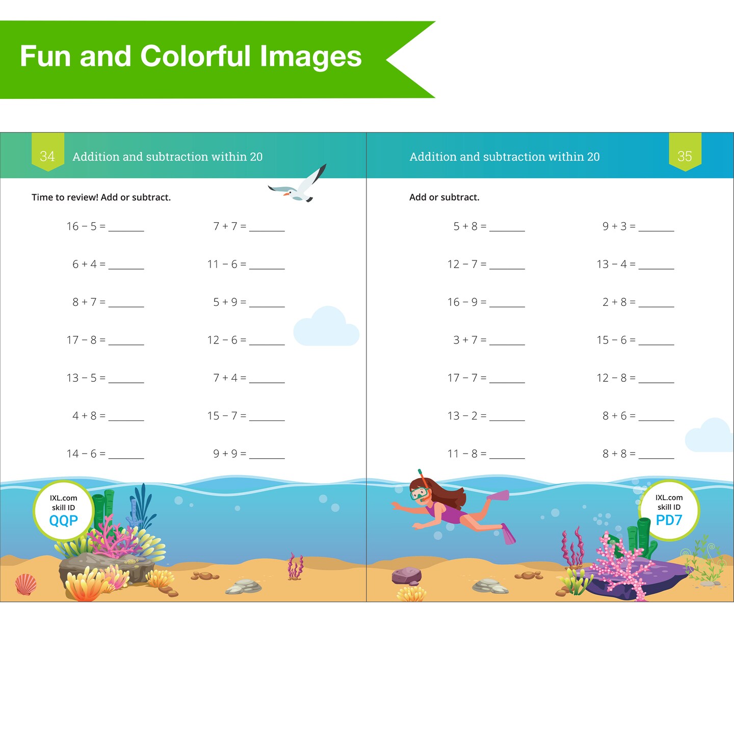 The IXL Ultimate 2nd Grade Math Workbook, Activity Book for Kids Ages 7-8 Covering Addition, Subtraction, Place Value, Geometry, Measuring, and More Mathematics