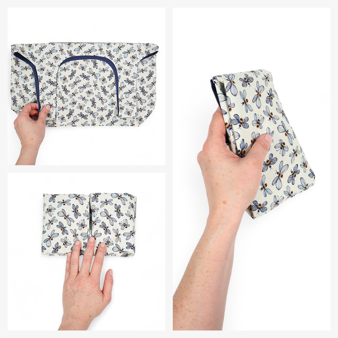 Crosscut Sewing Co.&#xAE; Foldable Shopping Bag Sewing Kit - Beginner Sewing Project Kit