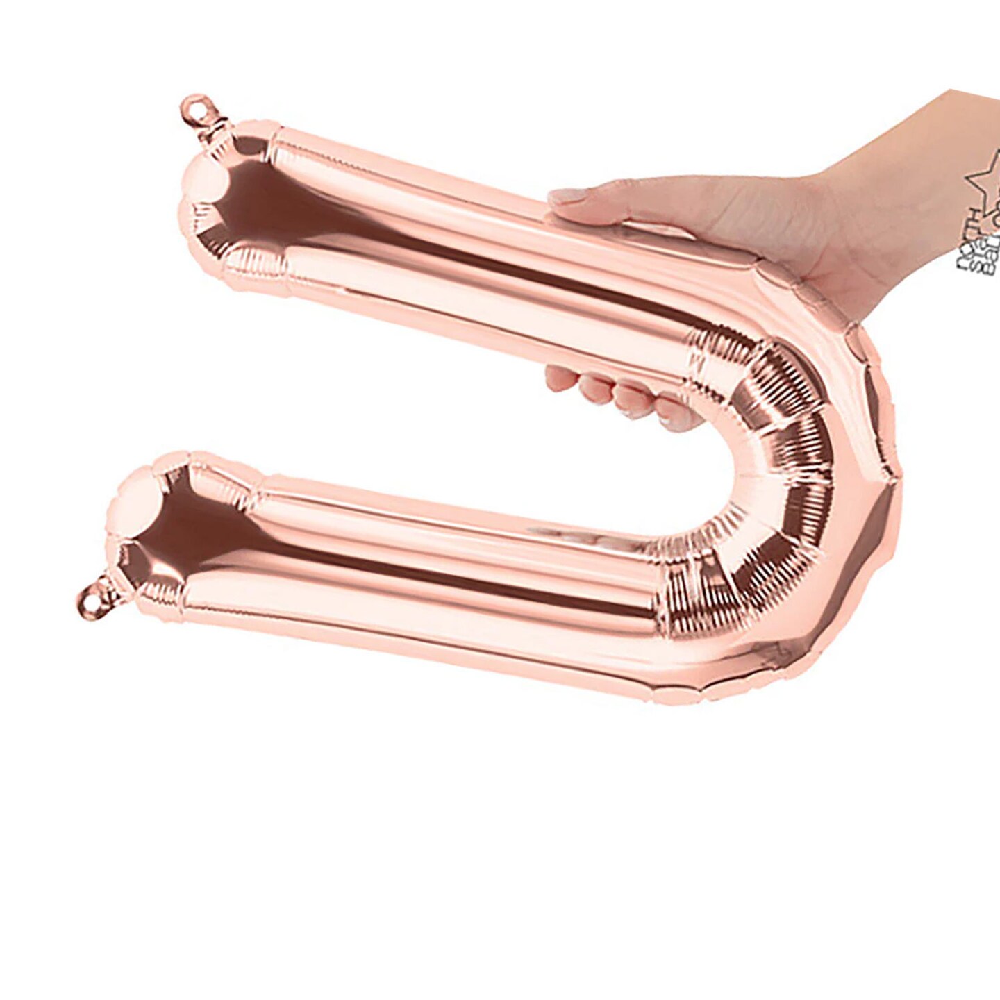 NorthStar Balloons&#xAE; 16 Inch Letter U Rose Gold Air Fill Only