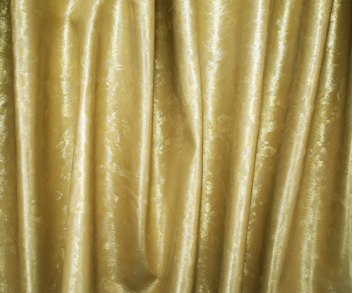Yellow Gold Majilite Faux Leather Upholstery Fabric By the Yard