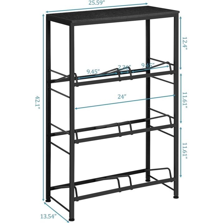 3-Tier Heavy Duty Water Jug Rack &#x2013; 5-Gallon Water Bottle Storage Shelf