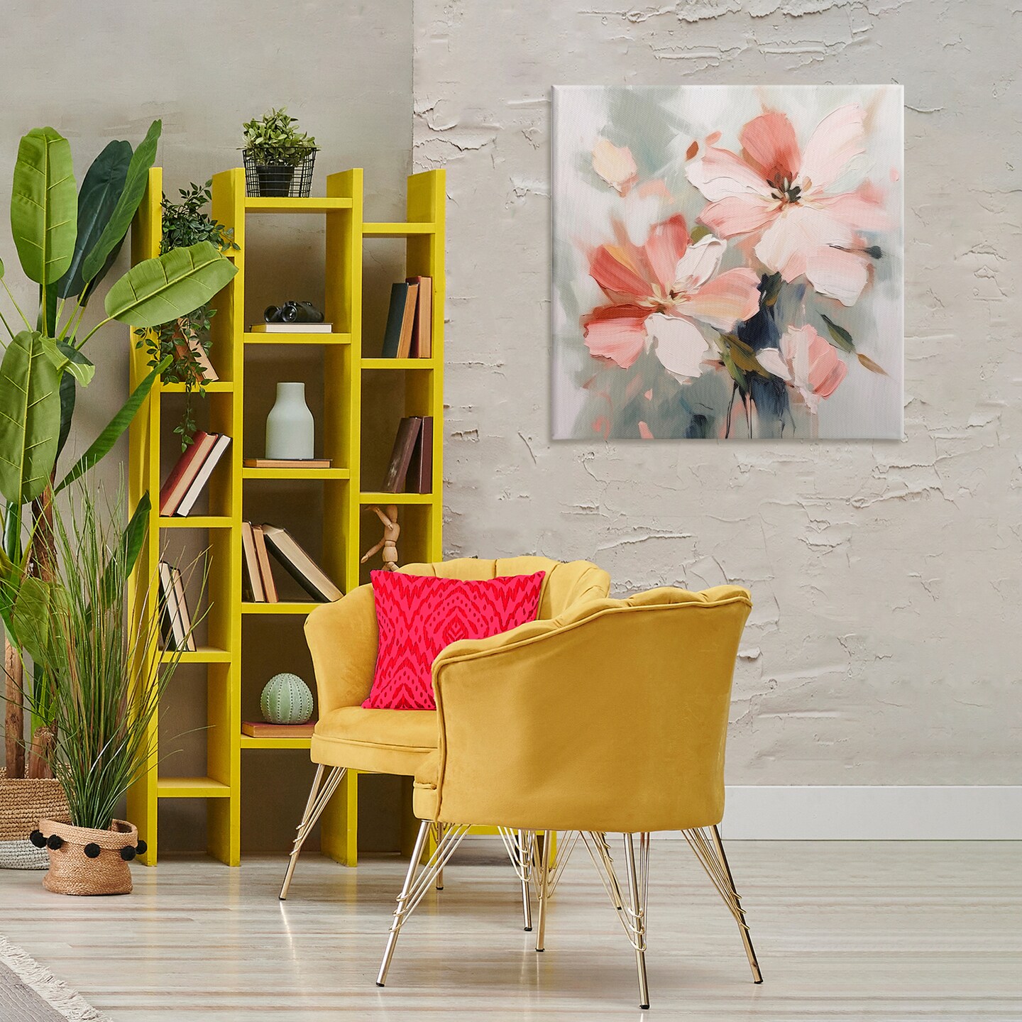 Stupell Industries Charming Pink Blossoms Canvas Wall Art Design by Irena Orlov