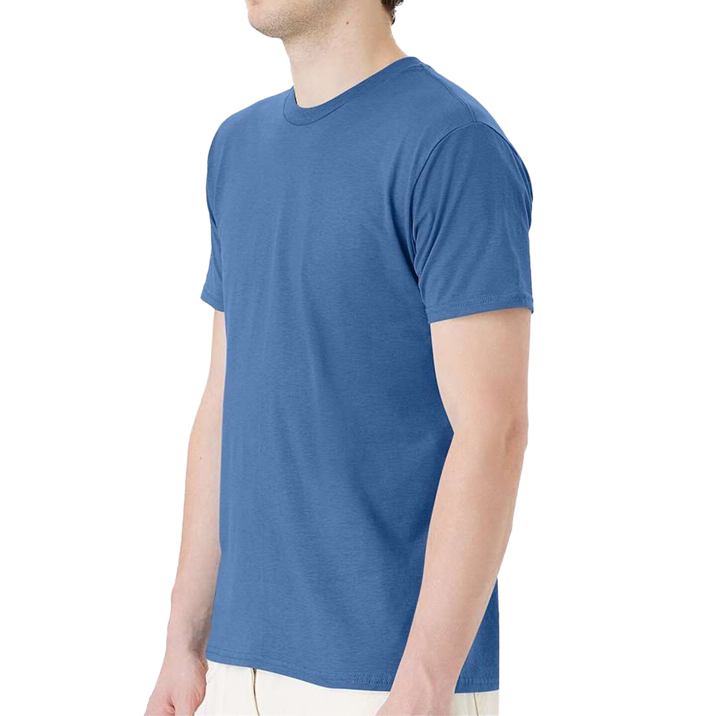 Hanes Perfect-T Blank T-Shirt, Crewneck Short Sleeve Basic Plain Tee