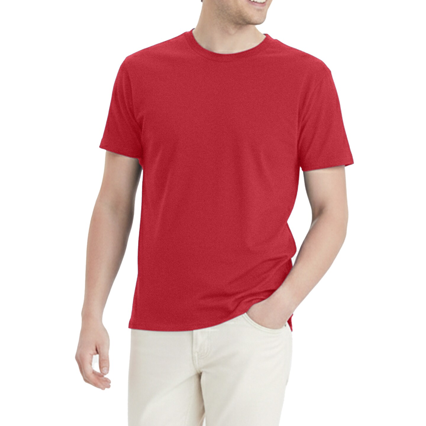 Hanes Perfect-T Blank T-Shirt, Crewneck Short Sleeve Basic Plain Tee