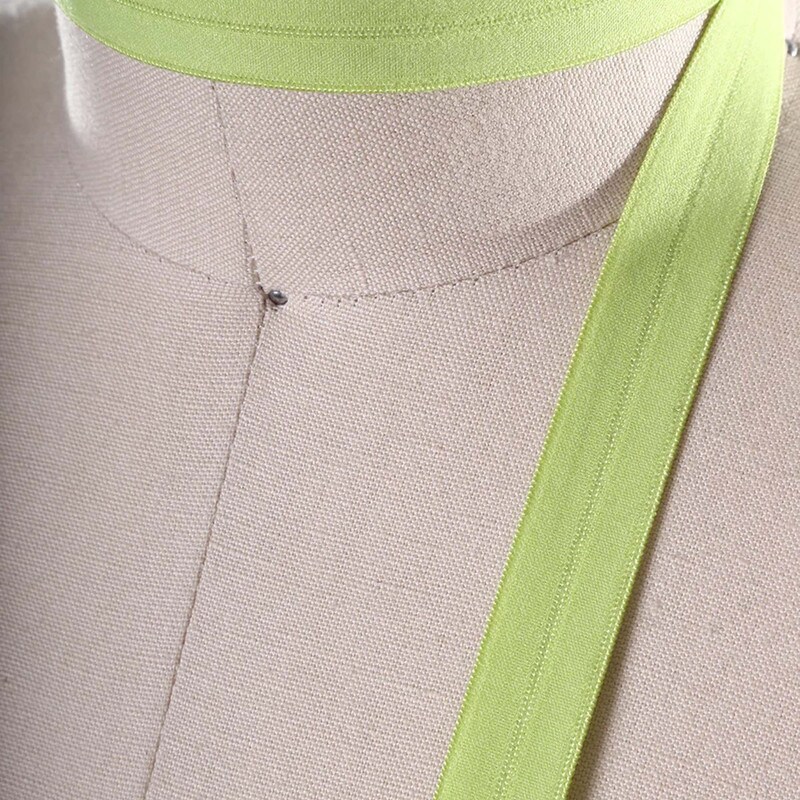 3 Yards Lime Fold Over Elastic 5/8" Soft Trim for Hair Accessories & DIY Crafts