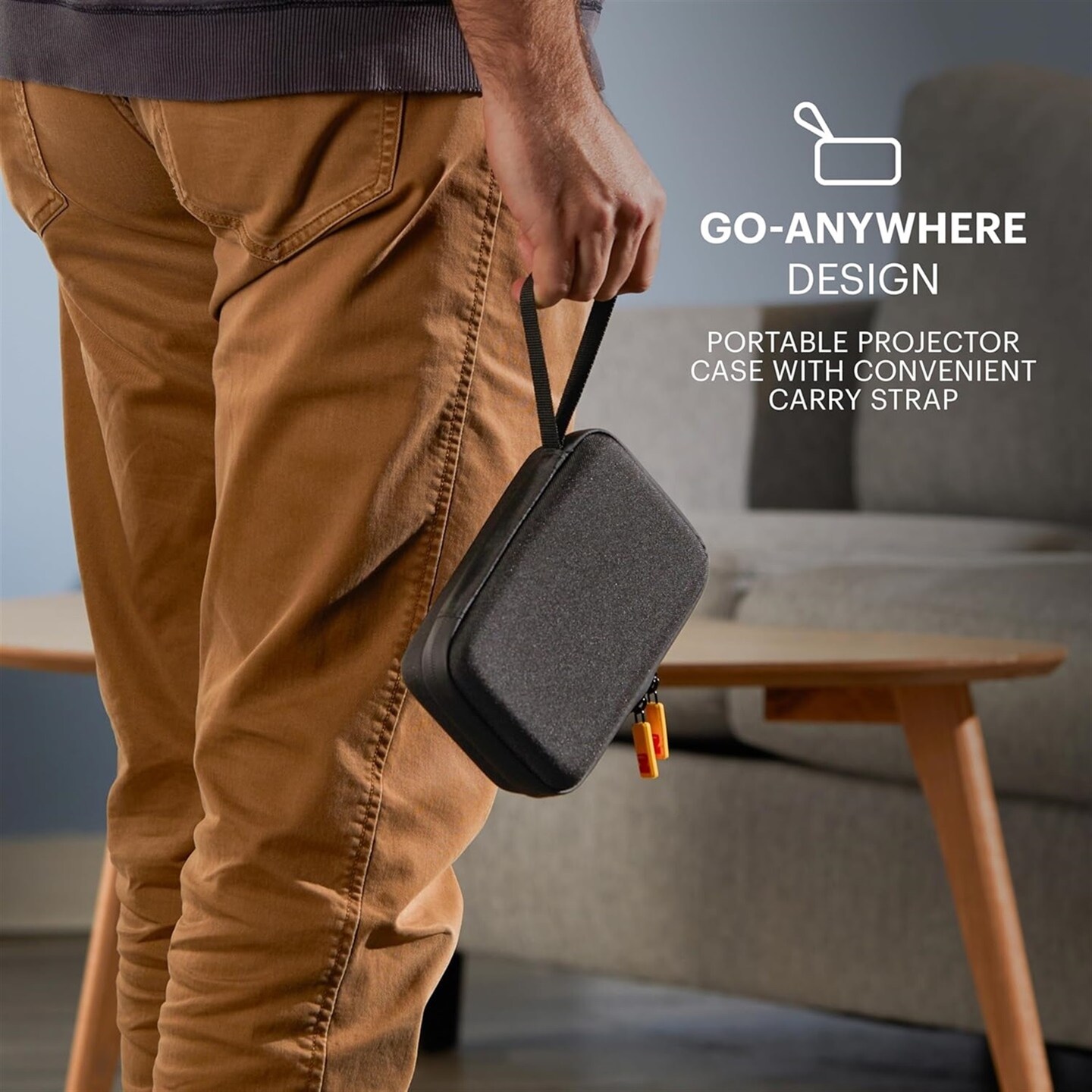 Kodak Luma 75 Ultra Mini Projector, Portable Pico Projector with 60" Screen, Tripod & Case