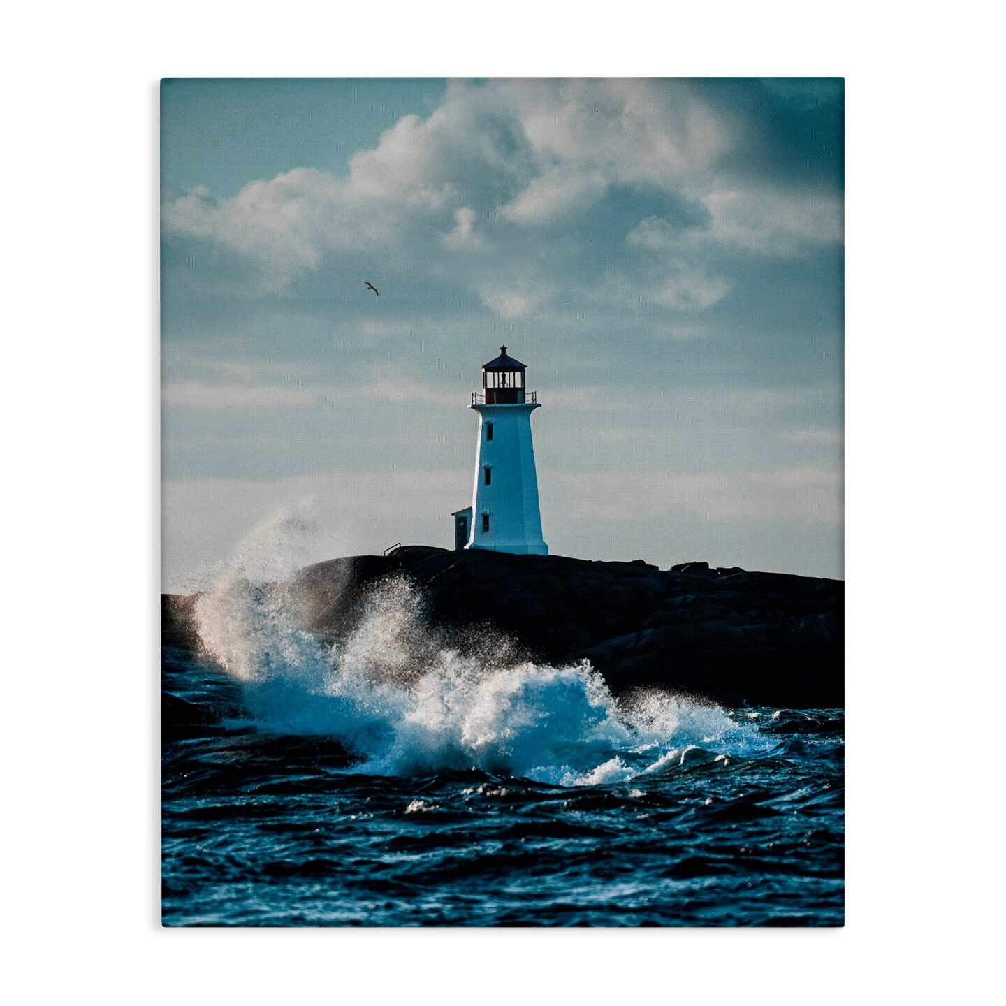 Stupell Industries Nova Scotia Lighthouse Canvas, design by Jared Kreiss