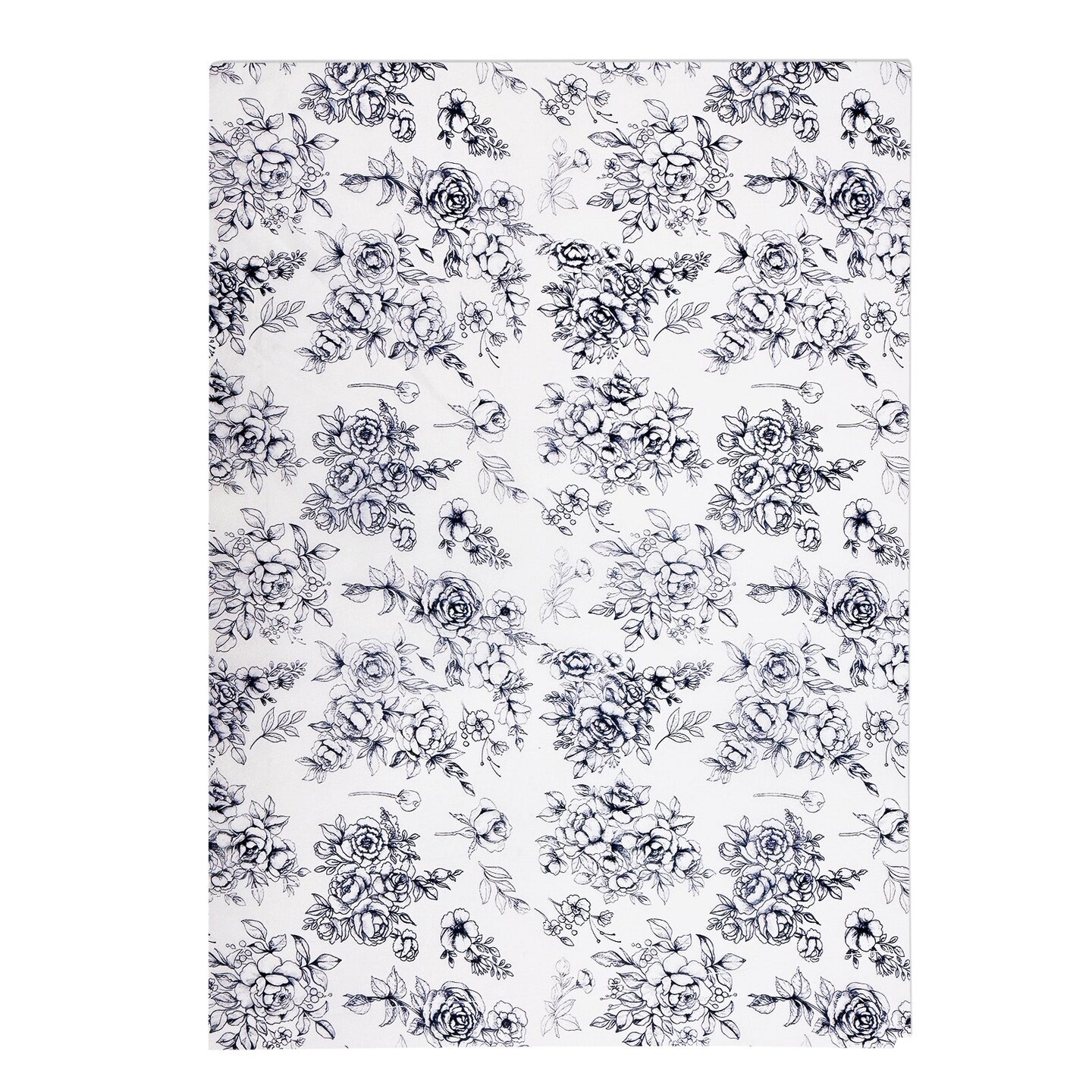 Wrapables Vintage Blue Floral Chinoiserie Tissue Paper 14 x 20 Inch for Gift Wrapping, Weddings, Baby Showers, Birthdays, Party Decor (60 Sheets)