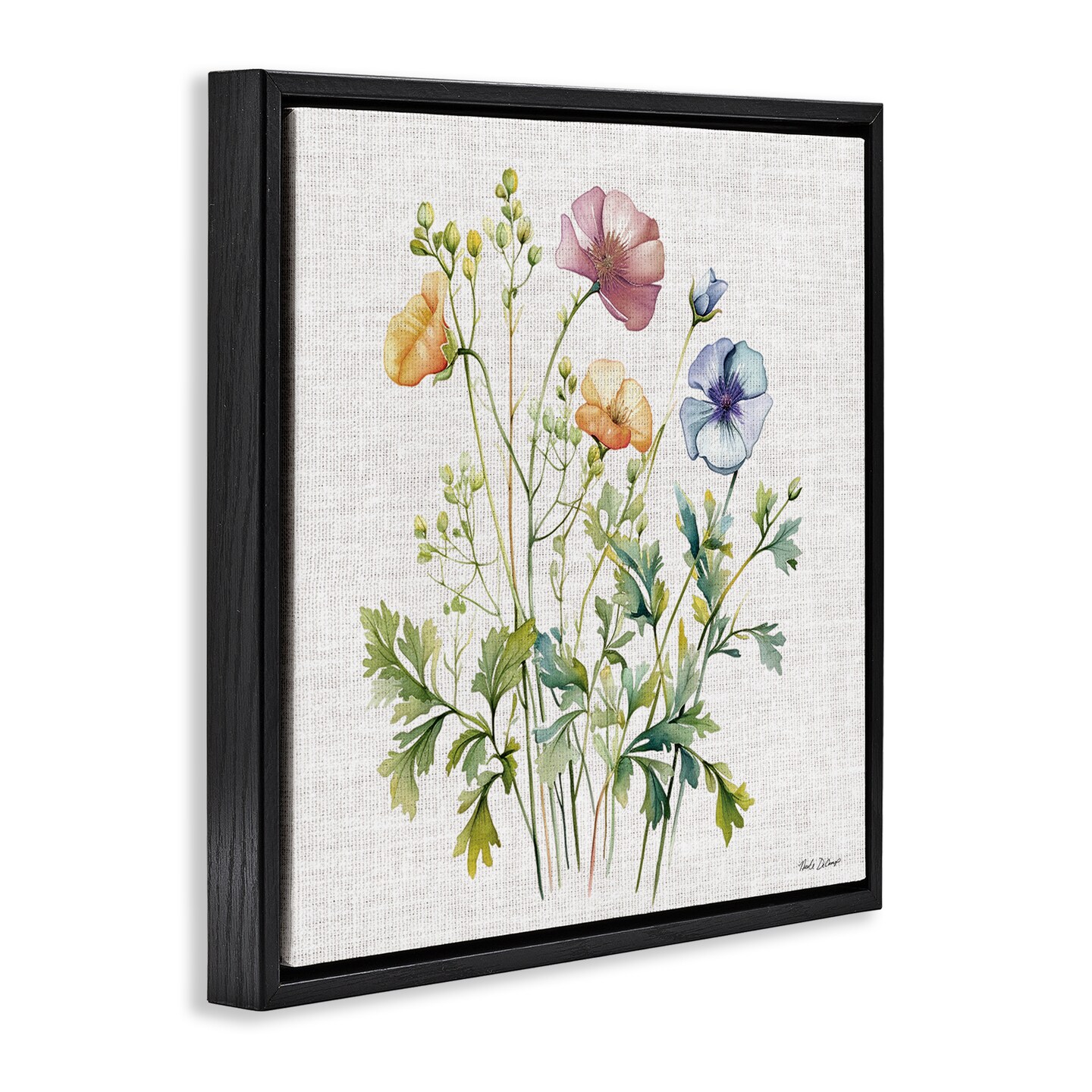 Stupell Industries Wild Botanical Bundle Floating Frame, design by Nicole DeCamp