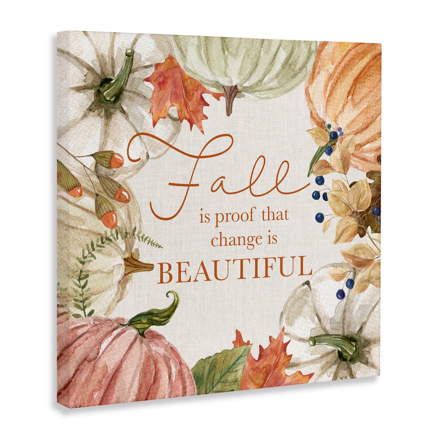Stupell Industries Seasonal Change Is Beautiful Canvas, design by Livi Finn