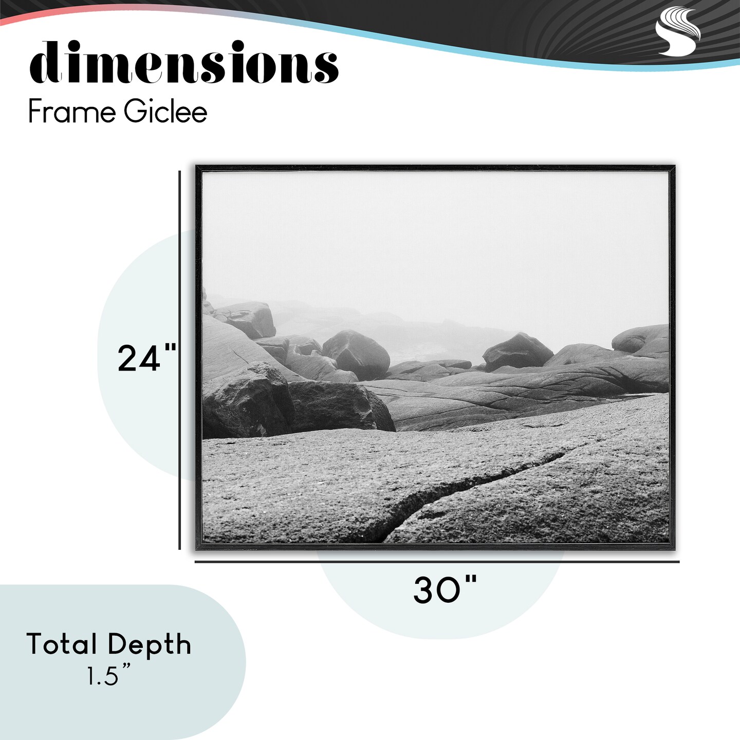 Stupell Industries Rocks at Peggy's Cove Framed Giclee, design by Clive Branson