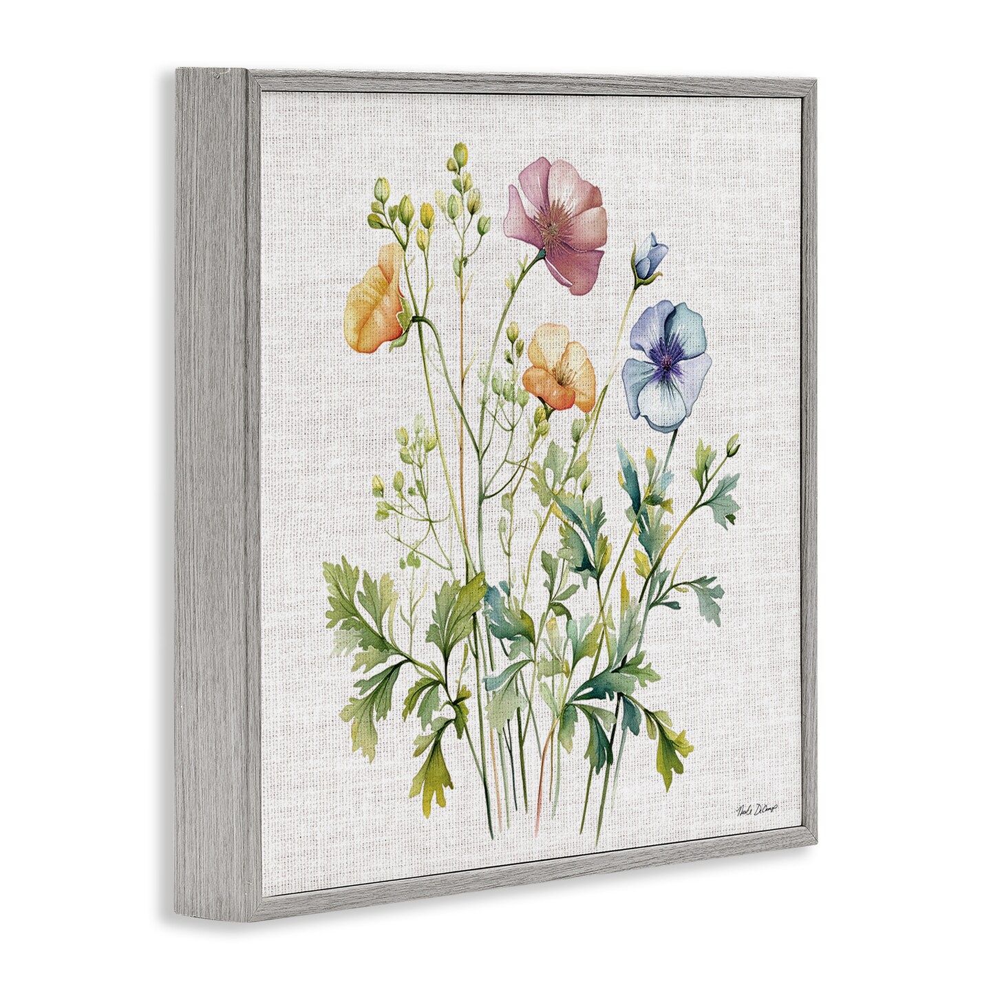 Stupell Industries Wild Botanical Bundle Framed Giclee, design by Nicole DeCamp