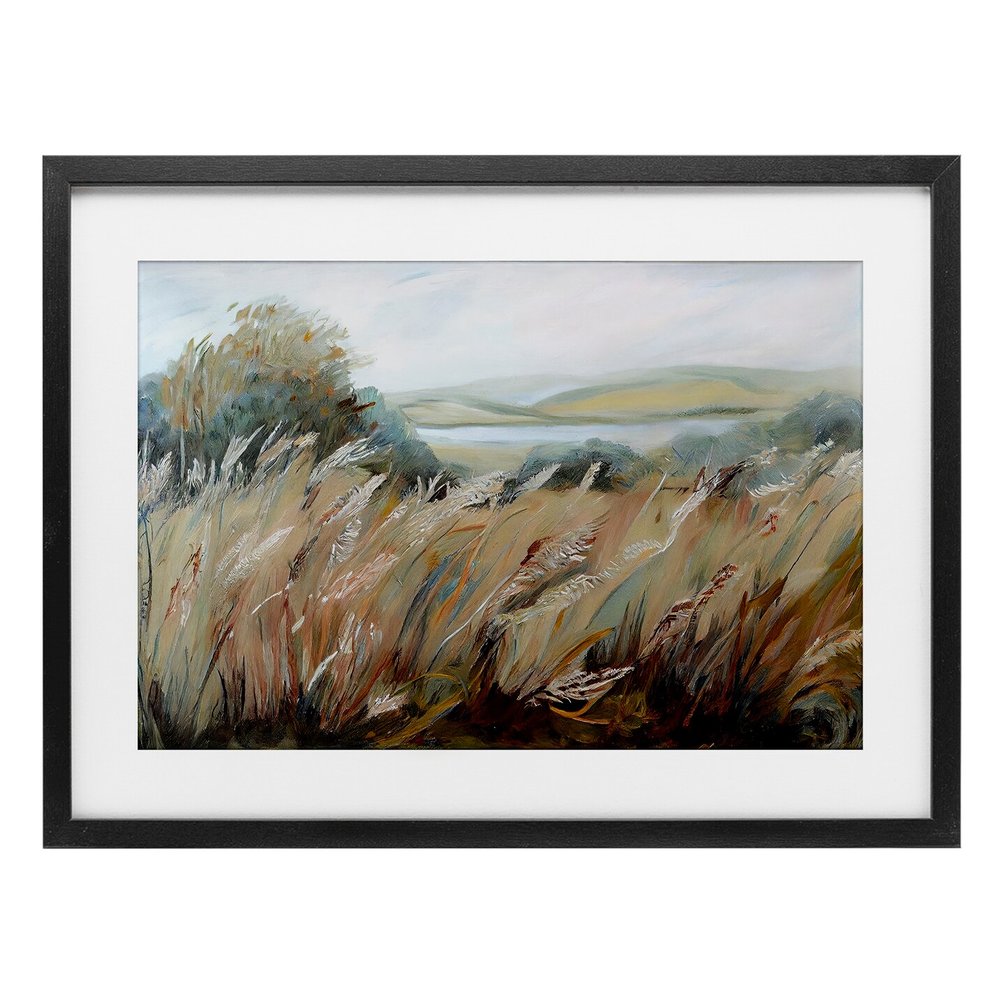 Stupell Industries Windy Meadow Distortion Framed Print Under Glass, design by Sasha