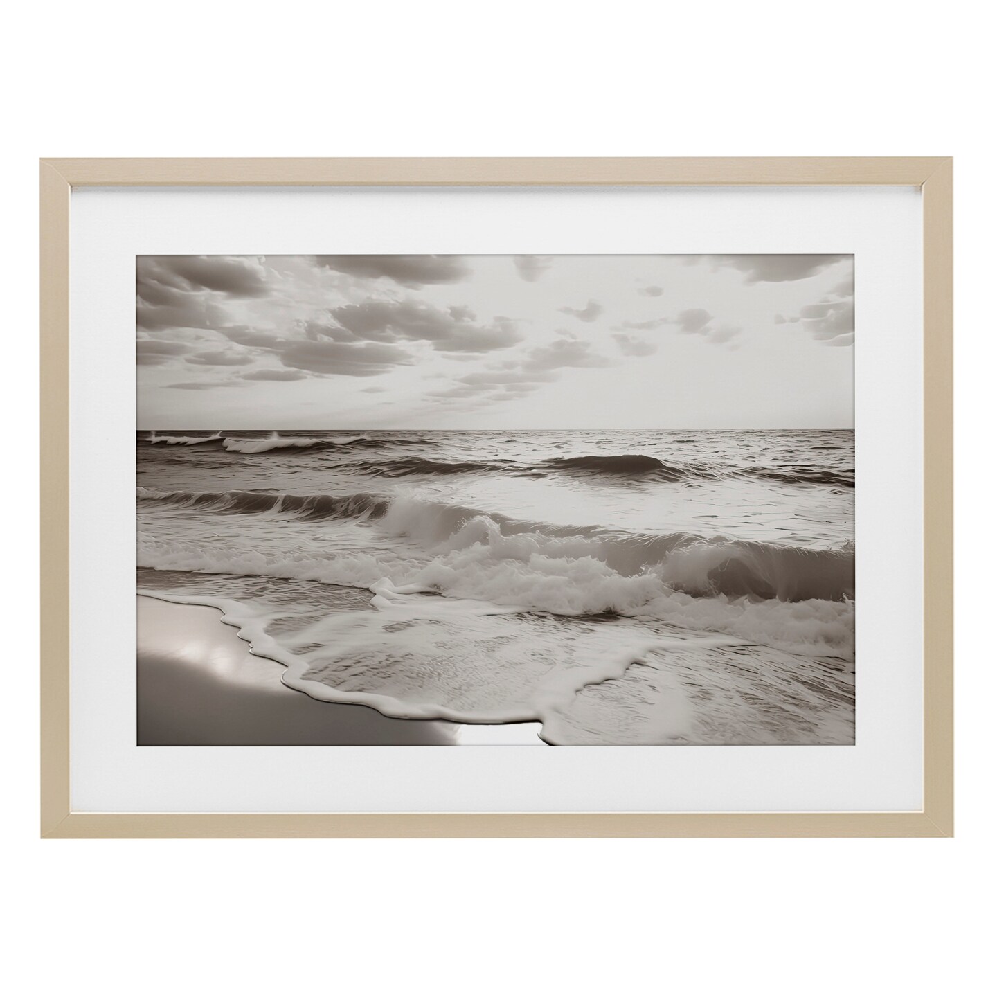 Stupell Industries Beach View Reverie Framed Print Under Glass, design by Decent Exposures