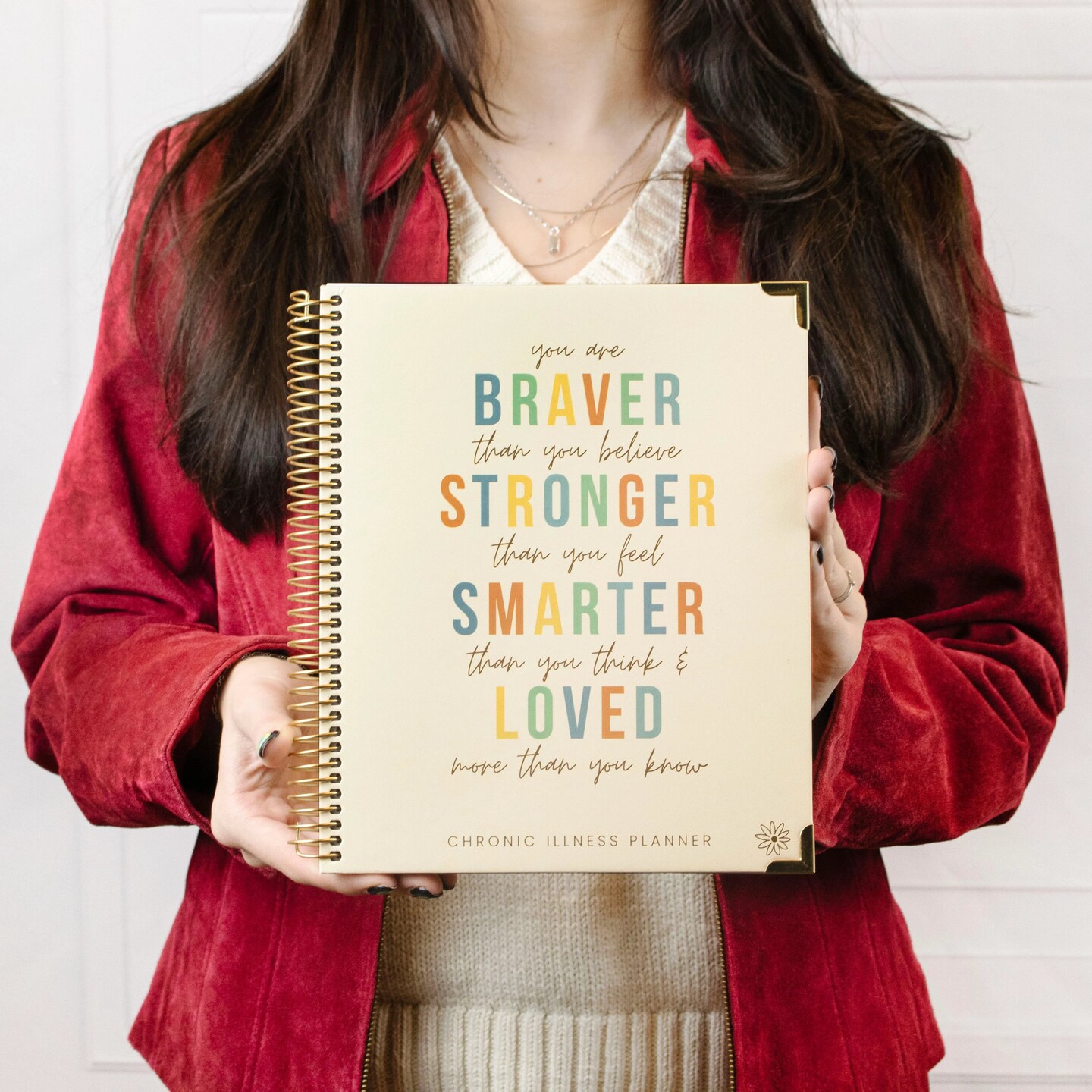bloom daily planners Chronic Illness Planner, 7" x 9", You Are Stronger Than You Think