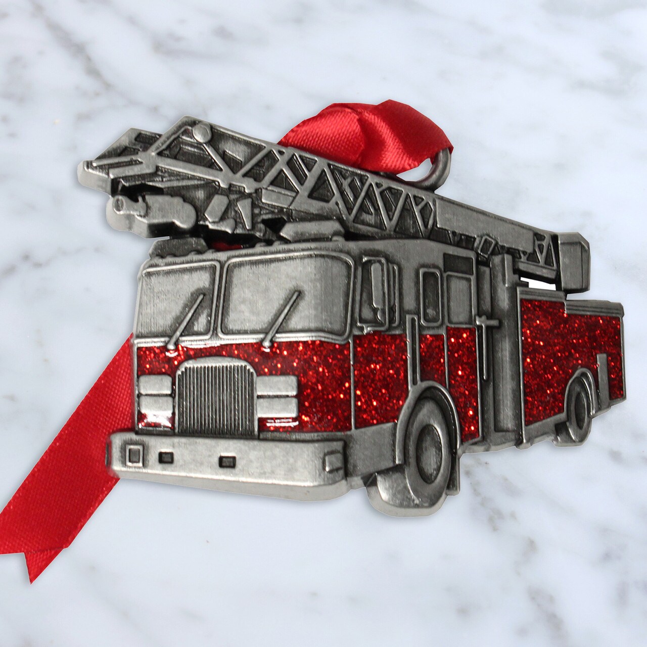 Gloria Duchin Fire Truck Ornament