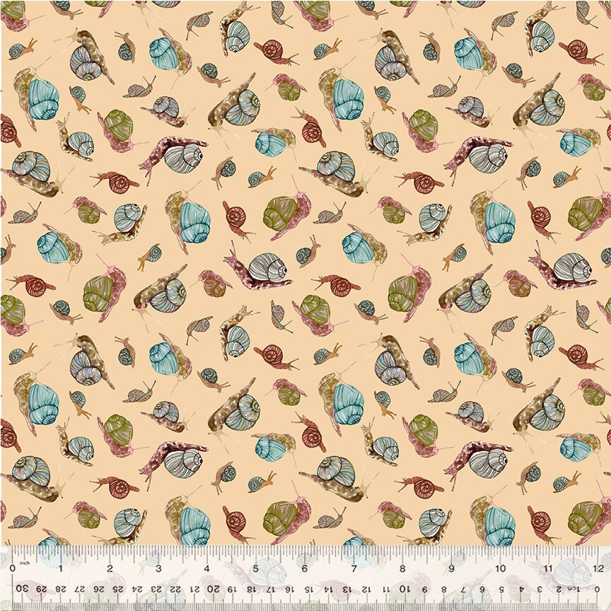 Snails in Beige (54773d-7) | Forest Fruits | Betsy Olmstead | Windham