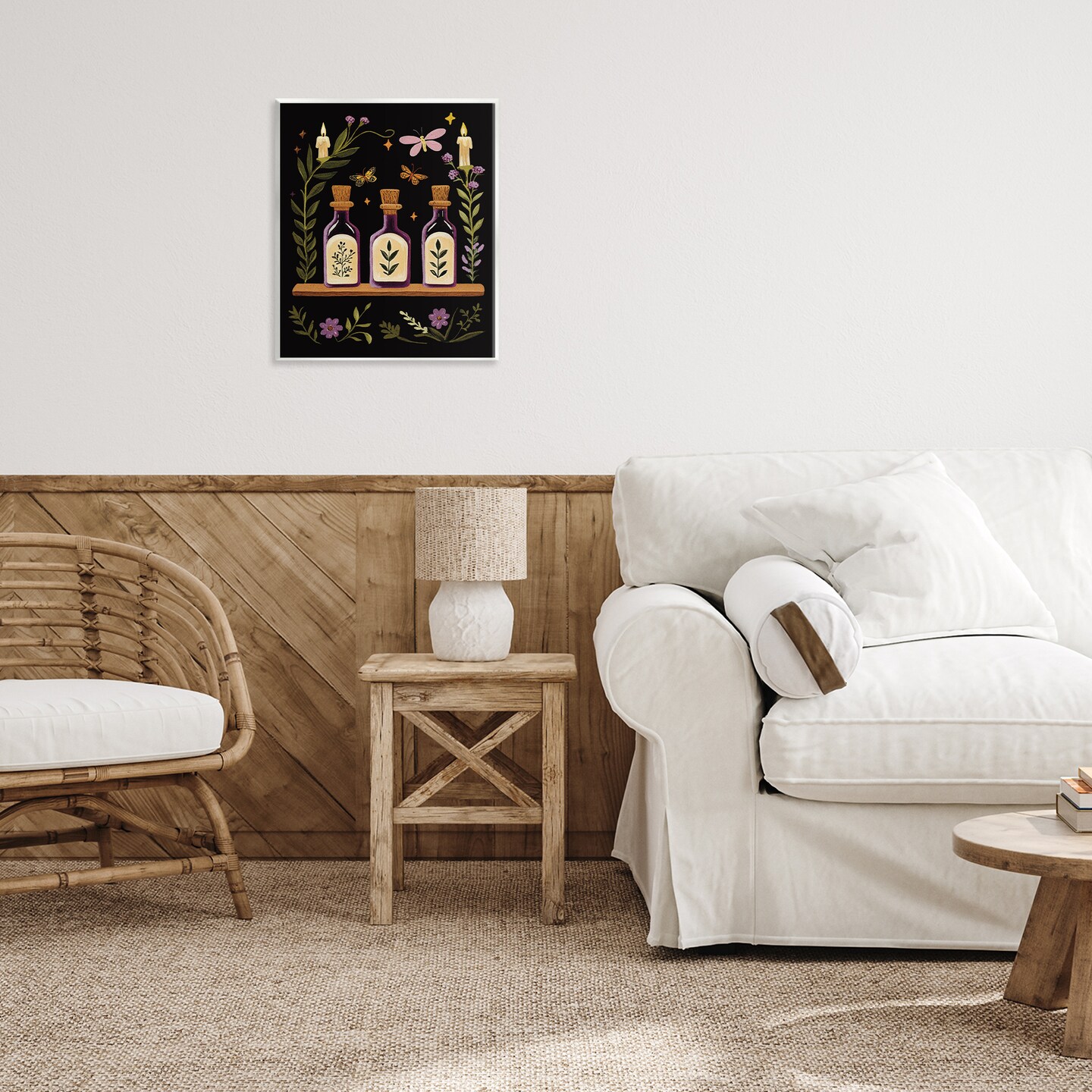 Stupell Industries Victorian Apothecary Shelf Wall Plaque, design by Yen