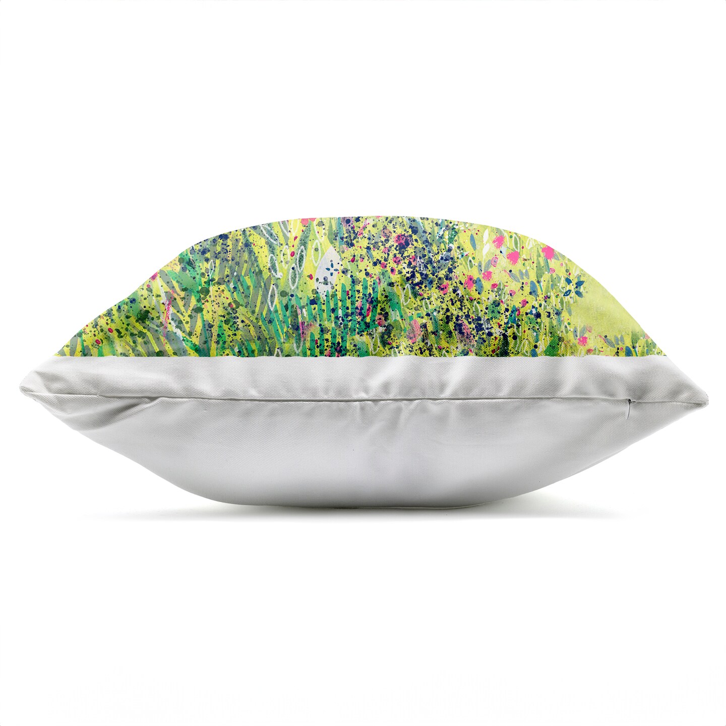Stupell Industries Cockerel Rooster in Colorful Garden Outdoor Printed Pillow, design by Clare Tupper, 18 x 7 x 18