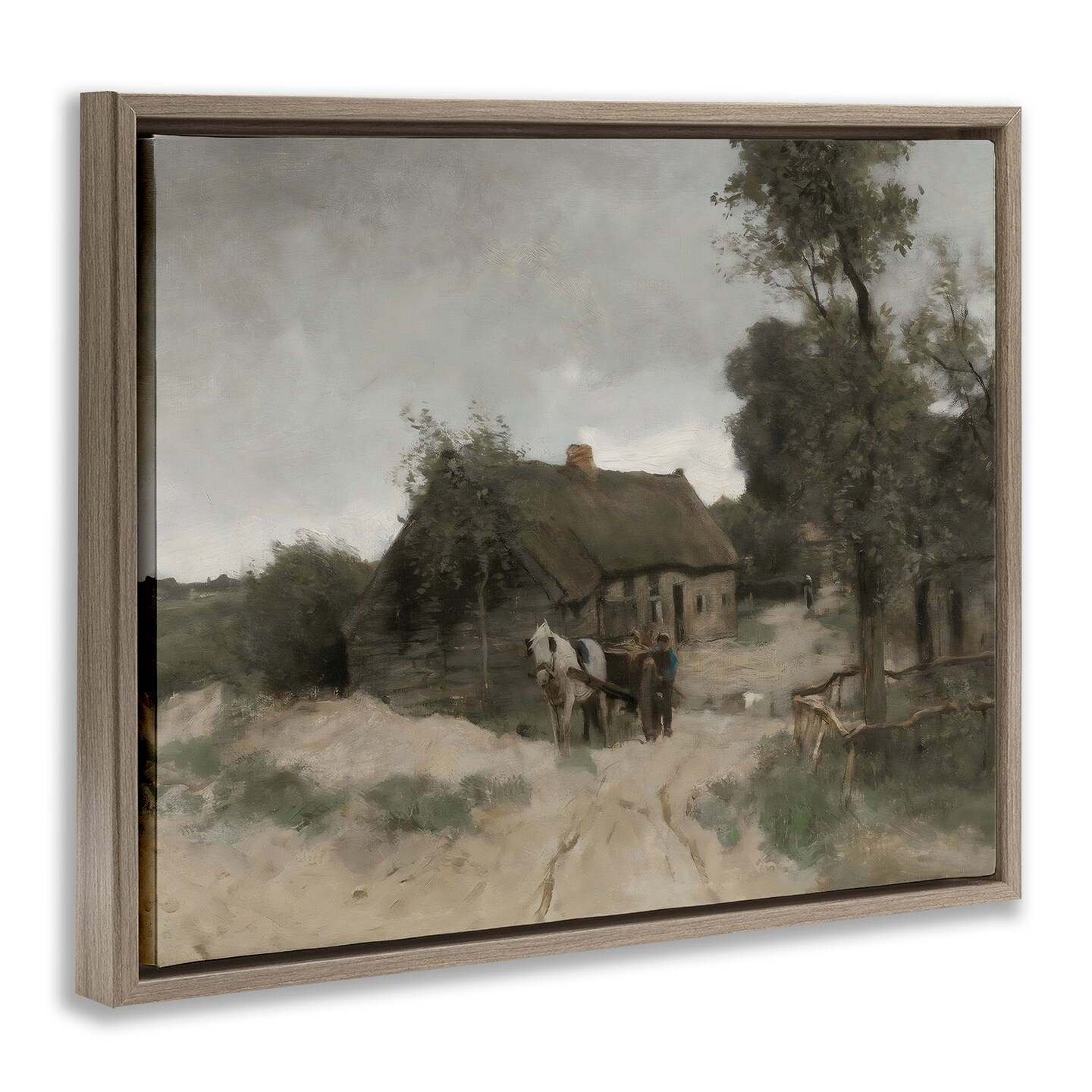 Stupell Industries Vintage Farmhouse Rustic Cottage Floating Frame, design by Riley B