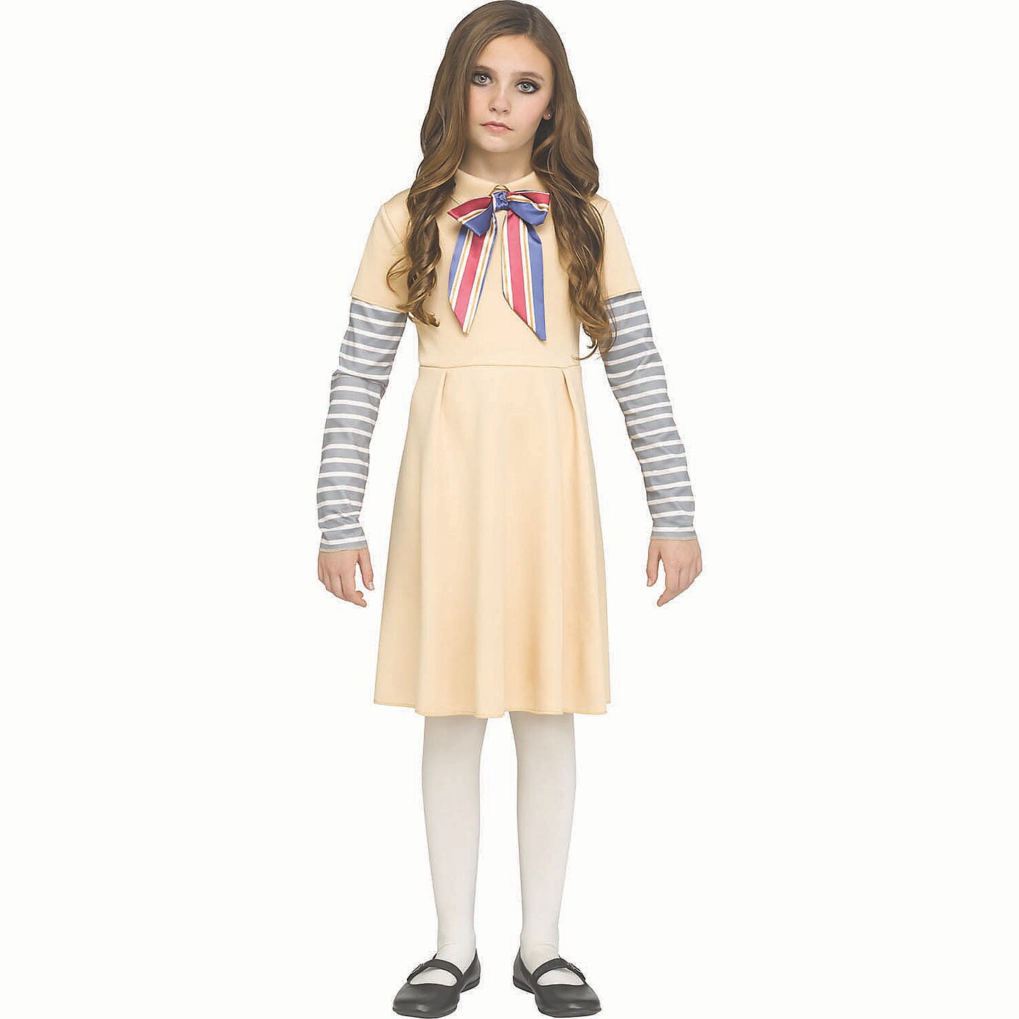 Girls Multicolored Polyester A.I. Doll Dress Costume