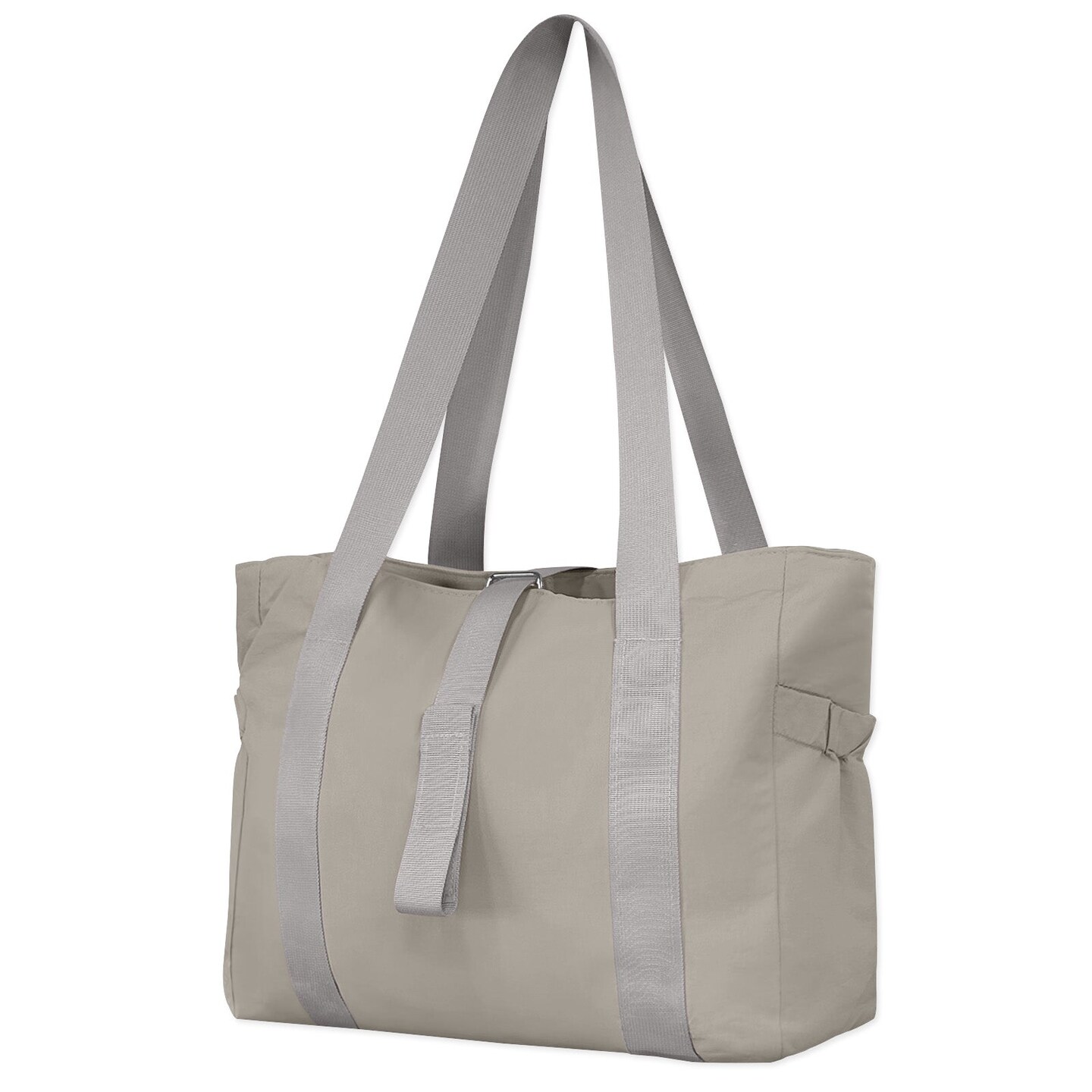 Wrapables Sporty Yoga Tote Bag, Gym, Work, Overnight and Travel Bag, Gray