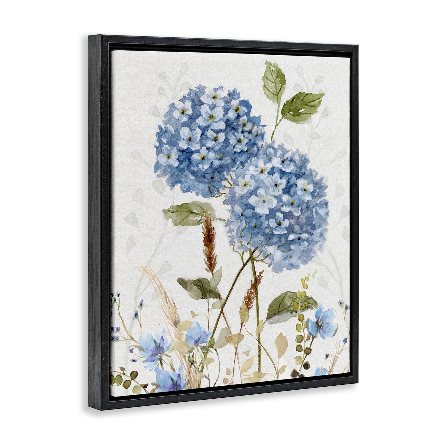Stupell Industries Modern Hydrangea Allure Floating Frame, design by Nan