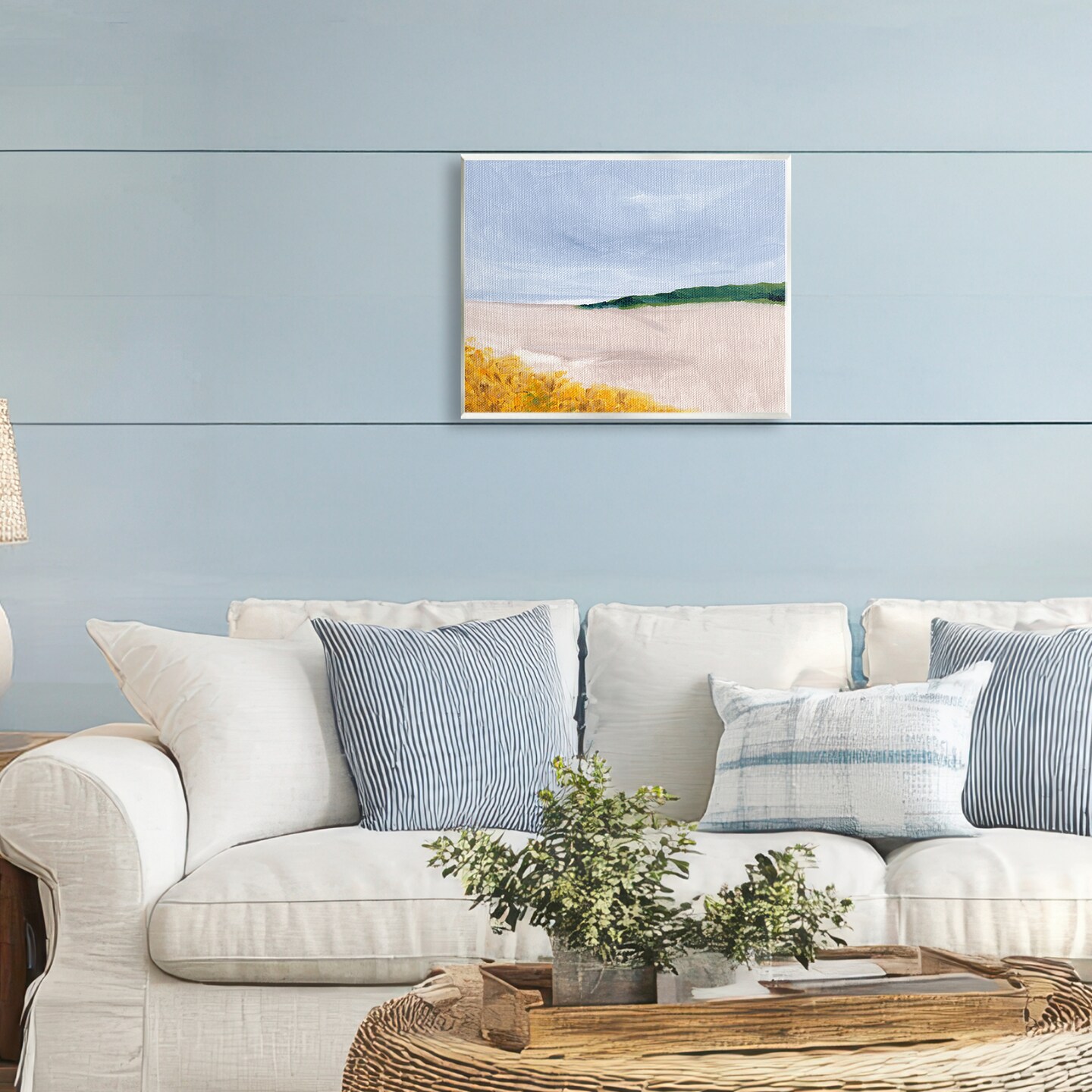 Stupell Industries Soft Sicily Landscape Wall Plaque, design by Nikita Jariwala