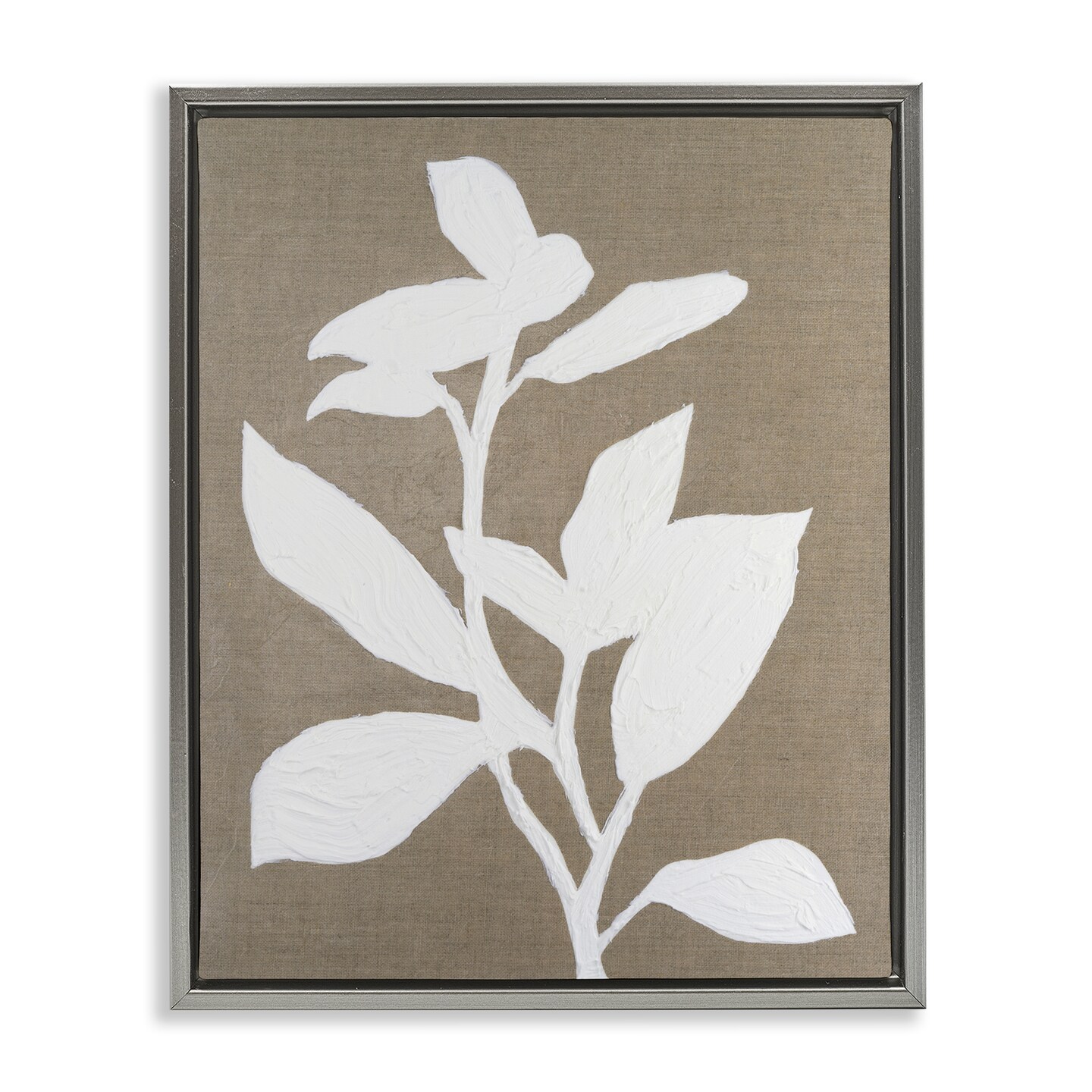 Stupell Industries Frosted Linen Floral Floating Frame, design by Vanna Lam
