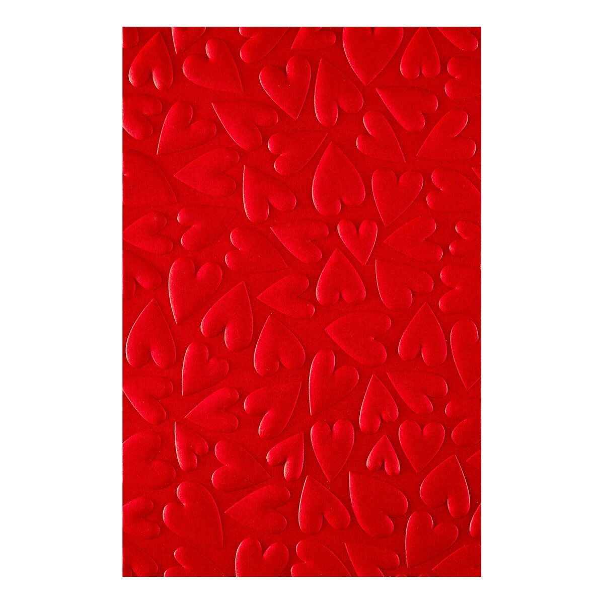 Spellbinders 3D Embossing Folder by Simon Hurley-Puffy Hearts