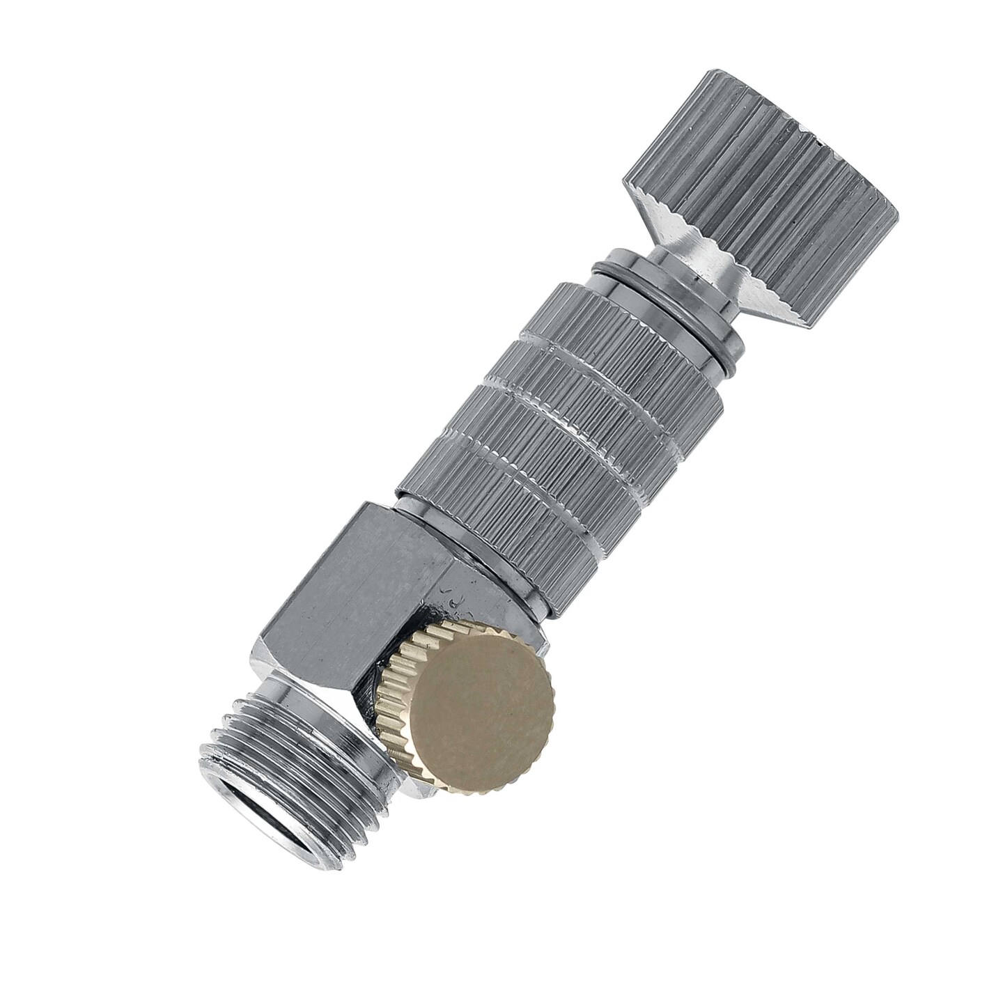 Airbrush Quick Release Disconnect Coupler &#x26; Plug with Airbrush Airflow Adjustment Control Valve 1/8 in. BSP Male and Female Connections