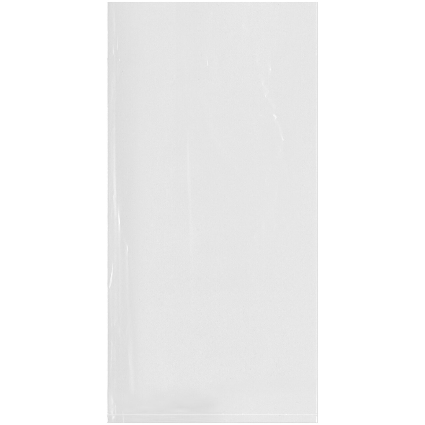 Plymor 6&#x22; x 12&#x22;, 1.5 Mil Flat Open Clear Plastic Poly Bags