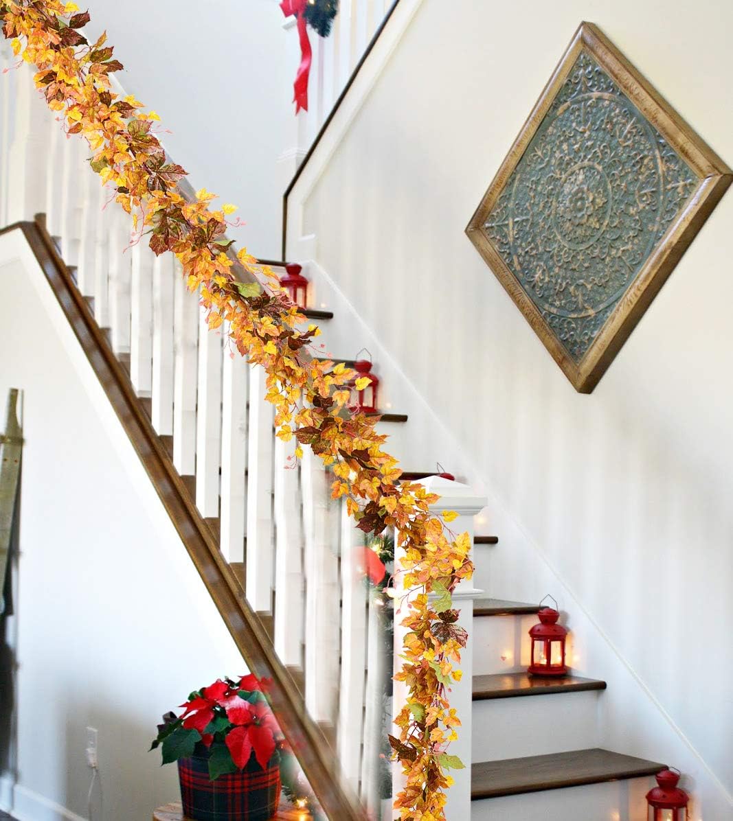 2 Pack Maple Leaf Vine Garland
