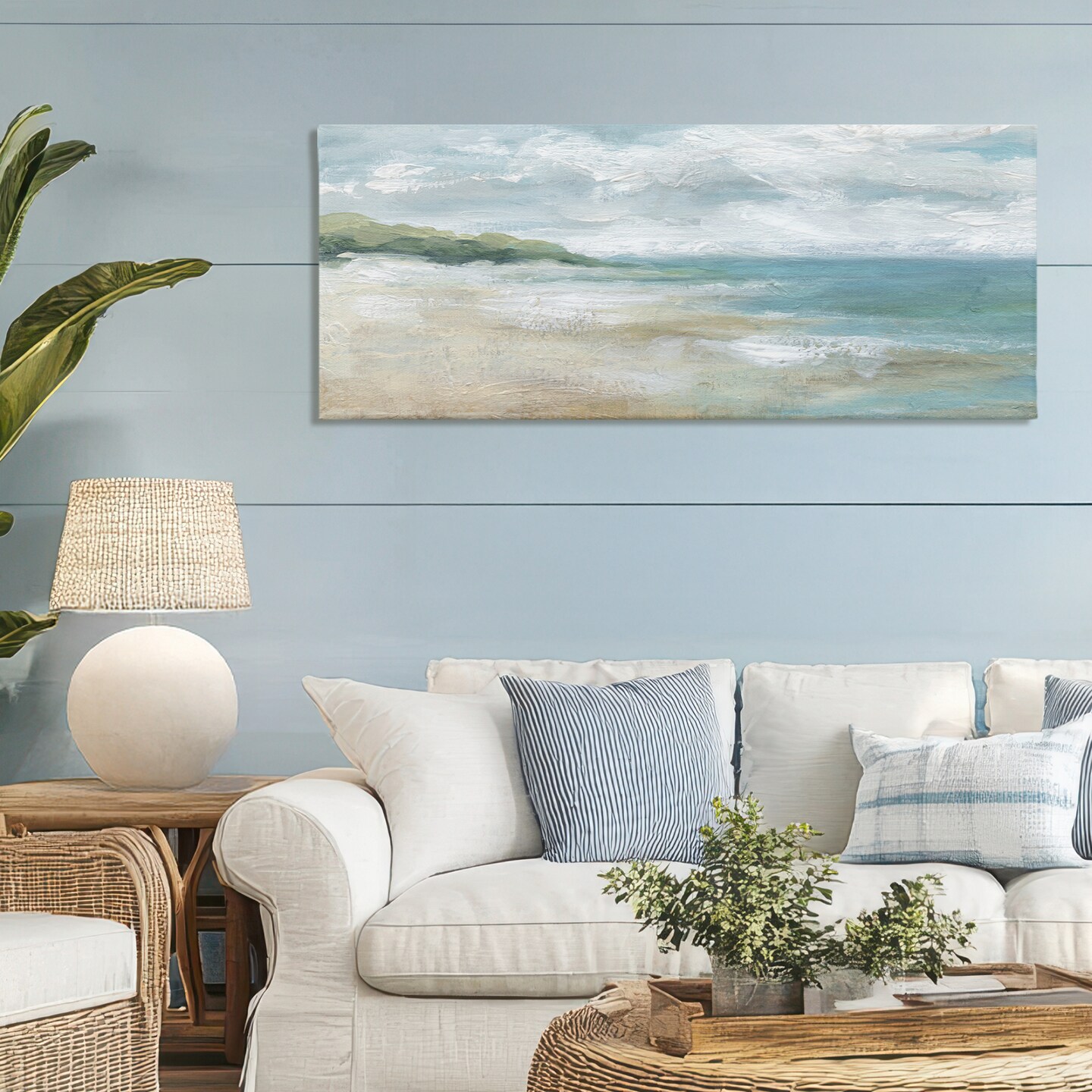 Stupell Industries Sweeping Coastal Expanse Canvas Wall Art, design by Carol Robinson