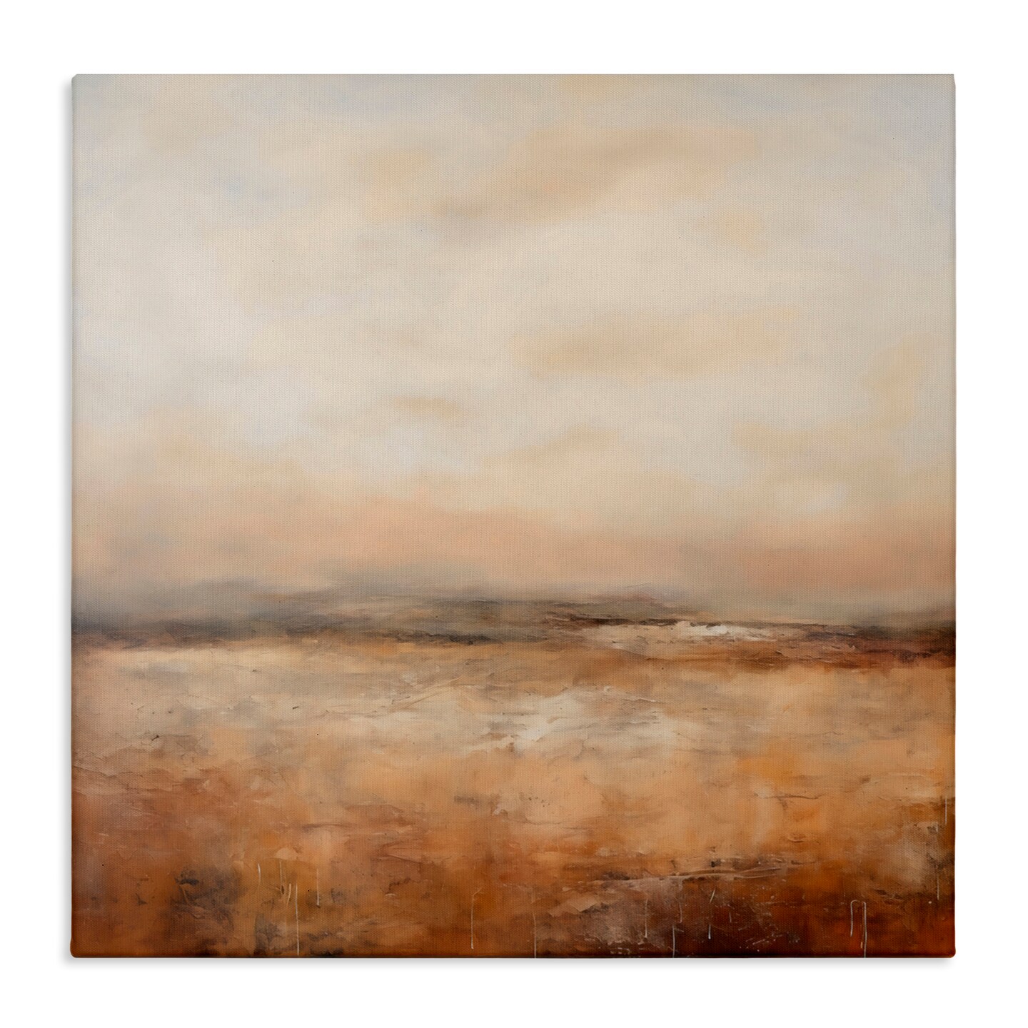 Stupell Industries Calm Abstract Landscape Neutrals Canvas Wall Art, design by Creative Studio
