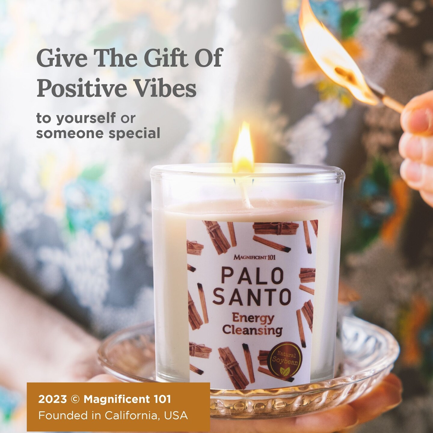 Magnificent 101 Palo Santo Smudge Candles - Thumbnail 3