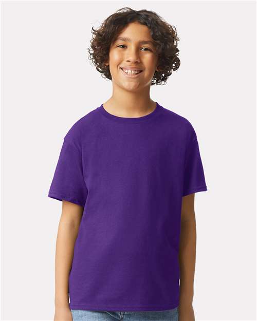 Gildan Youth Ultra Cotton Crewneck Short Sleeve T-Shirt for School Uniforms & Events Cotton Tee