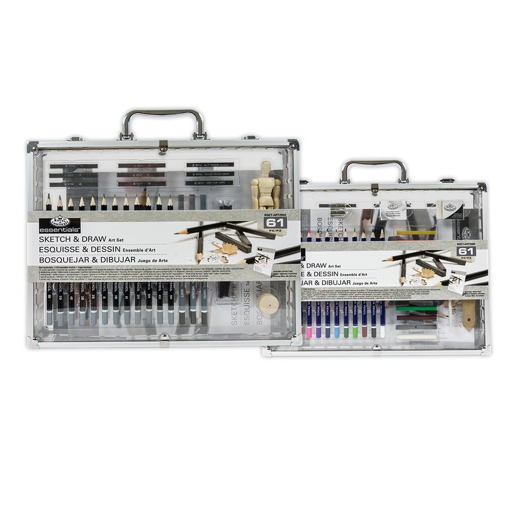 RSET-ART2902 | Sketch &#x26; Draw Art Set - 61pc