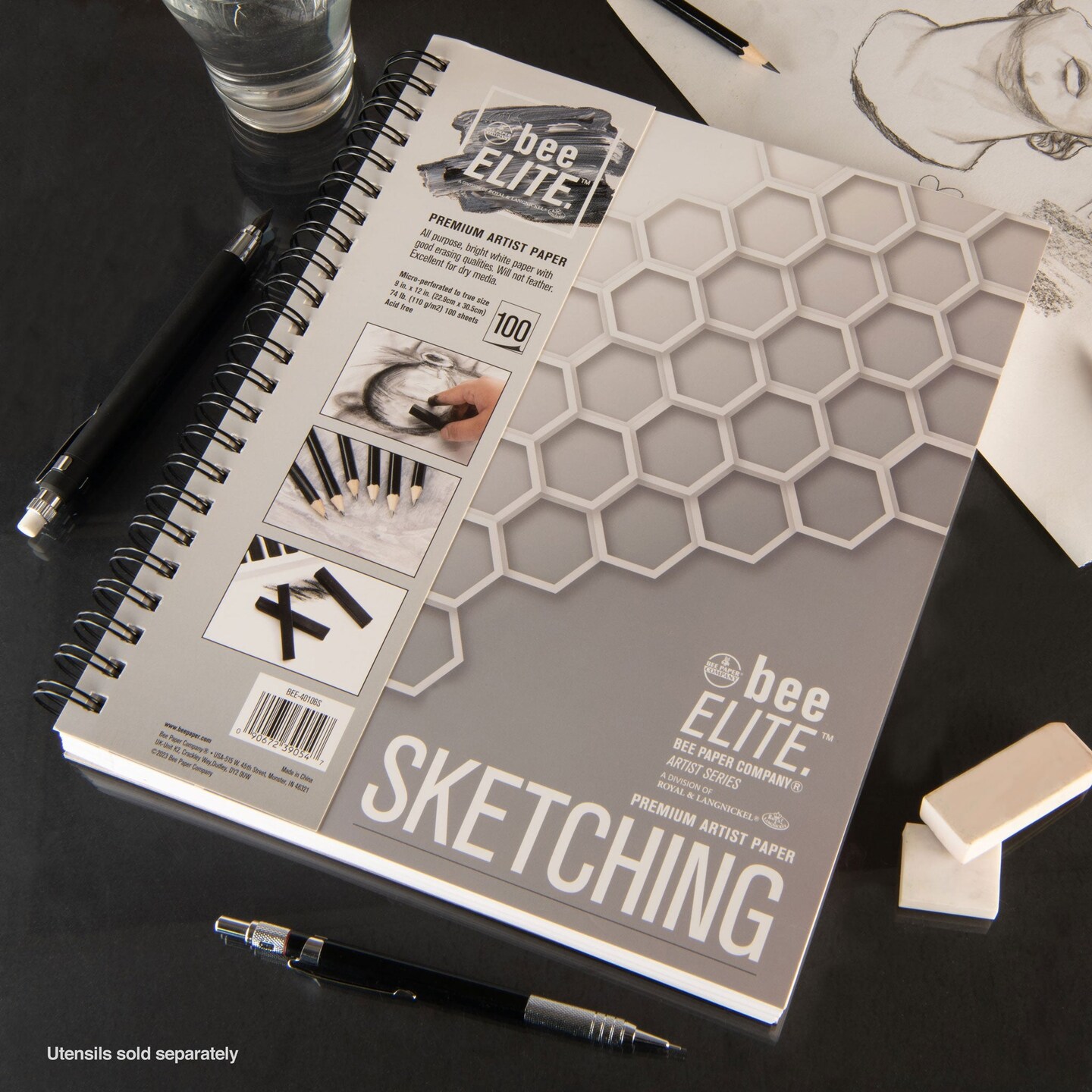 BEE-40106S | Bee Elite&#x2122; Sketching Artist Pad 9&#x22; x 12&#x22;