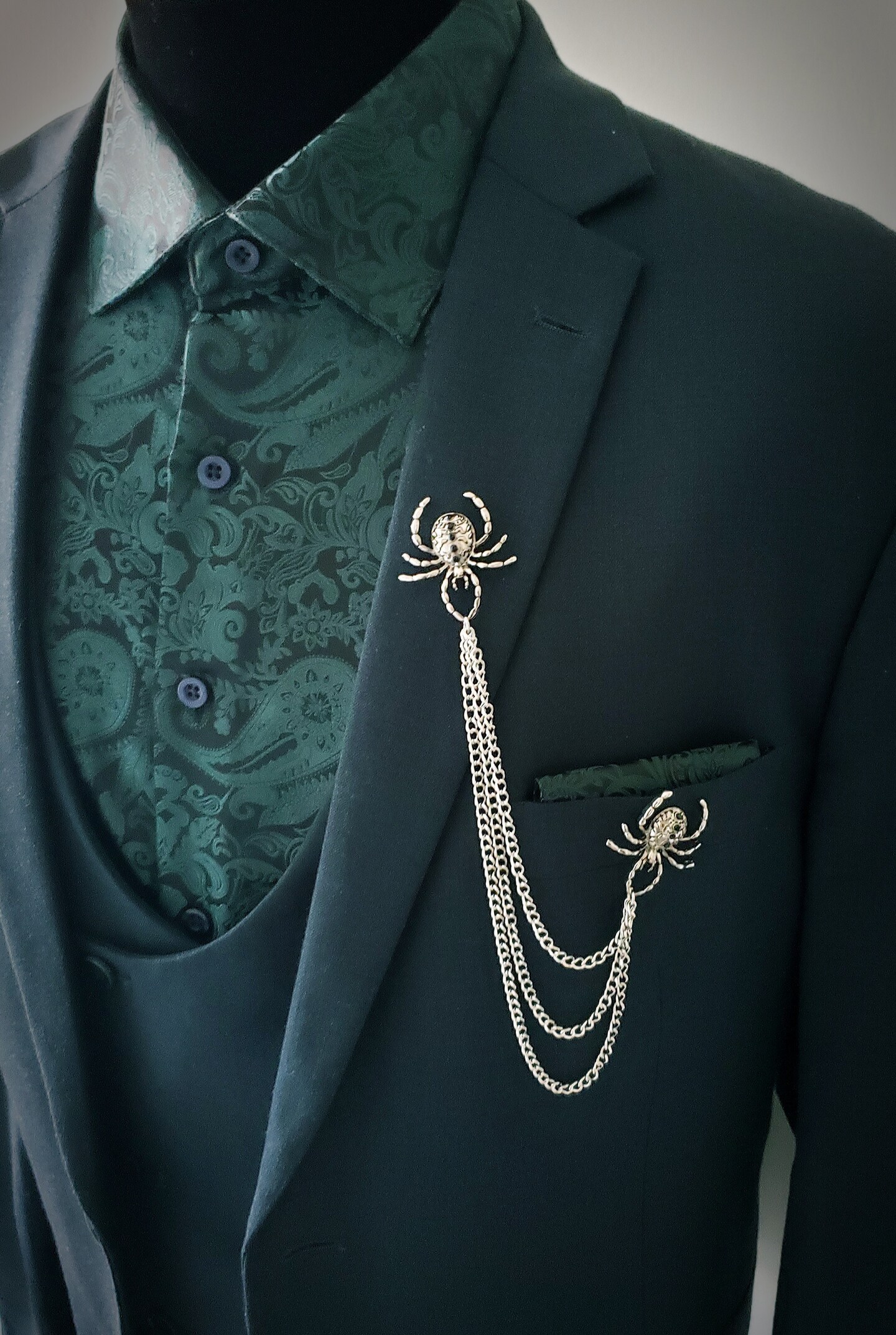 Suit collar chain sales