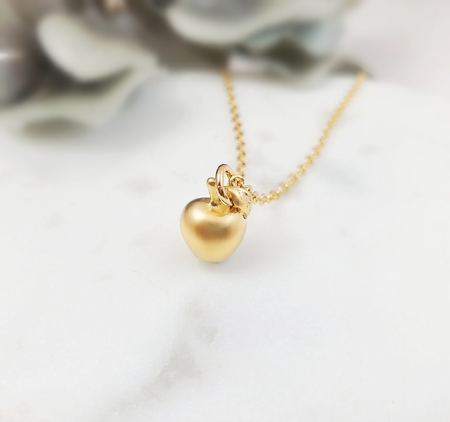 KEYCHIN Teacher Necklace With Message Card - Thank You Gift For Amazing Teachers In Stainless Steel Rose Gold Or White Gold - View #4
