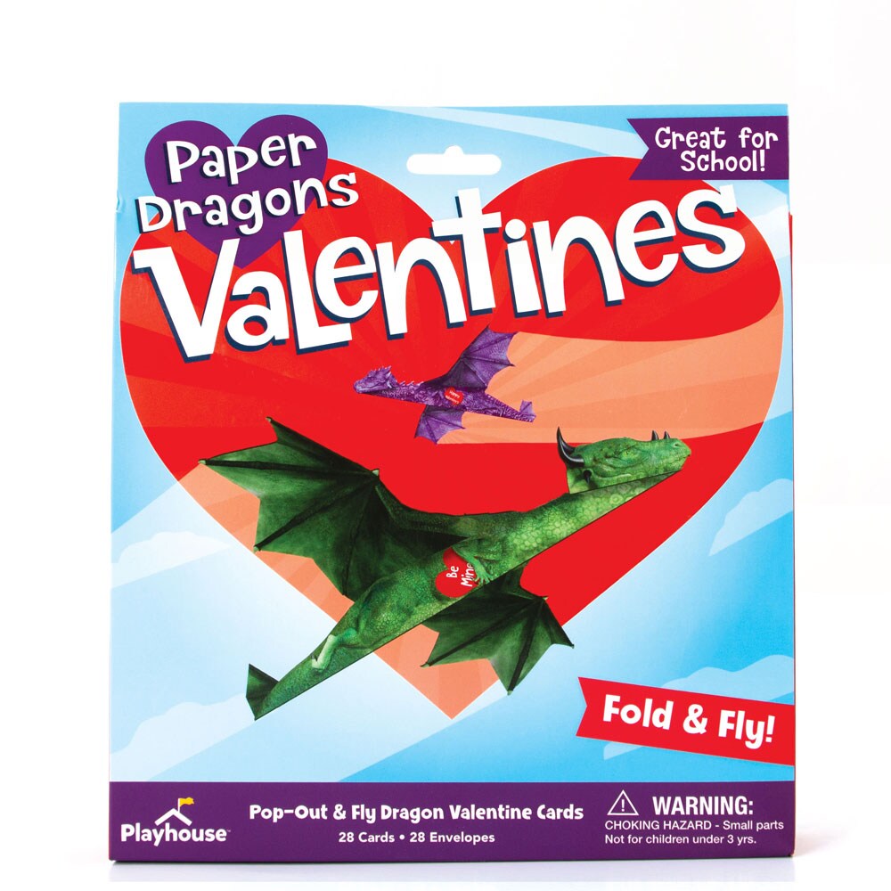 Flying Dragons Valentine Class Exchange cards