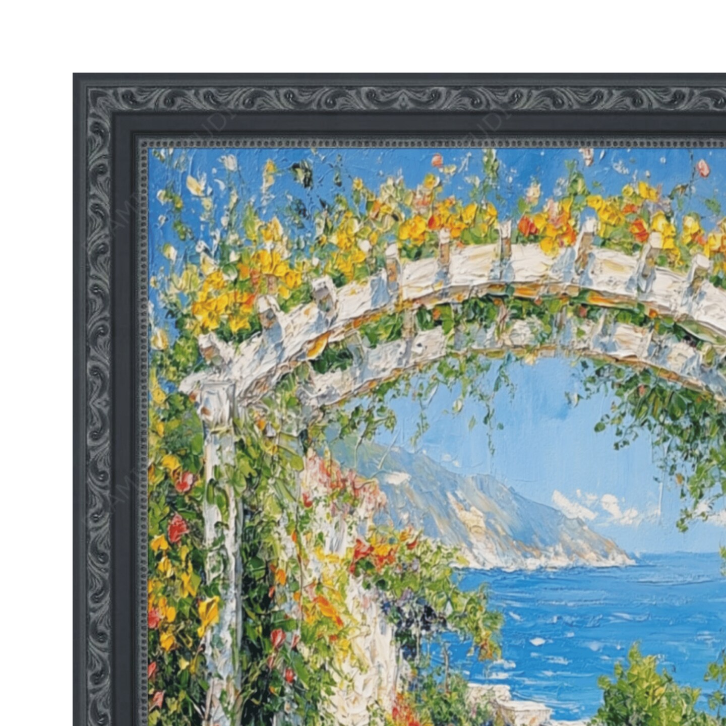 Beaded Black Scoop Picture Frame 16x20 frame