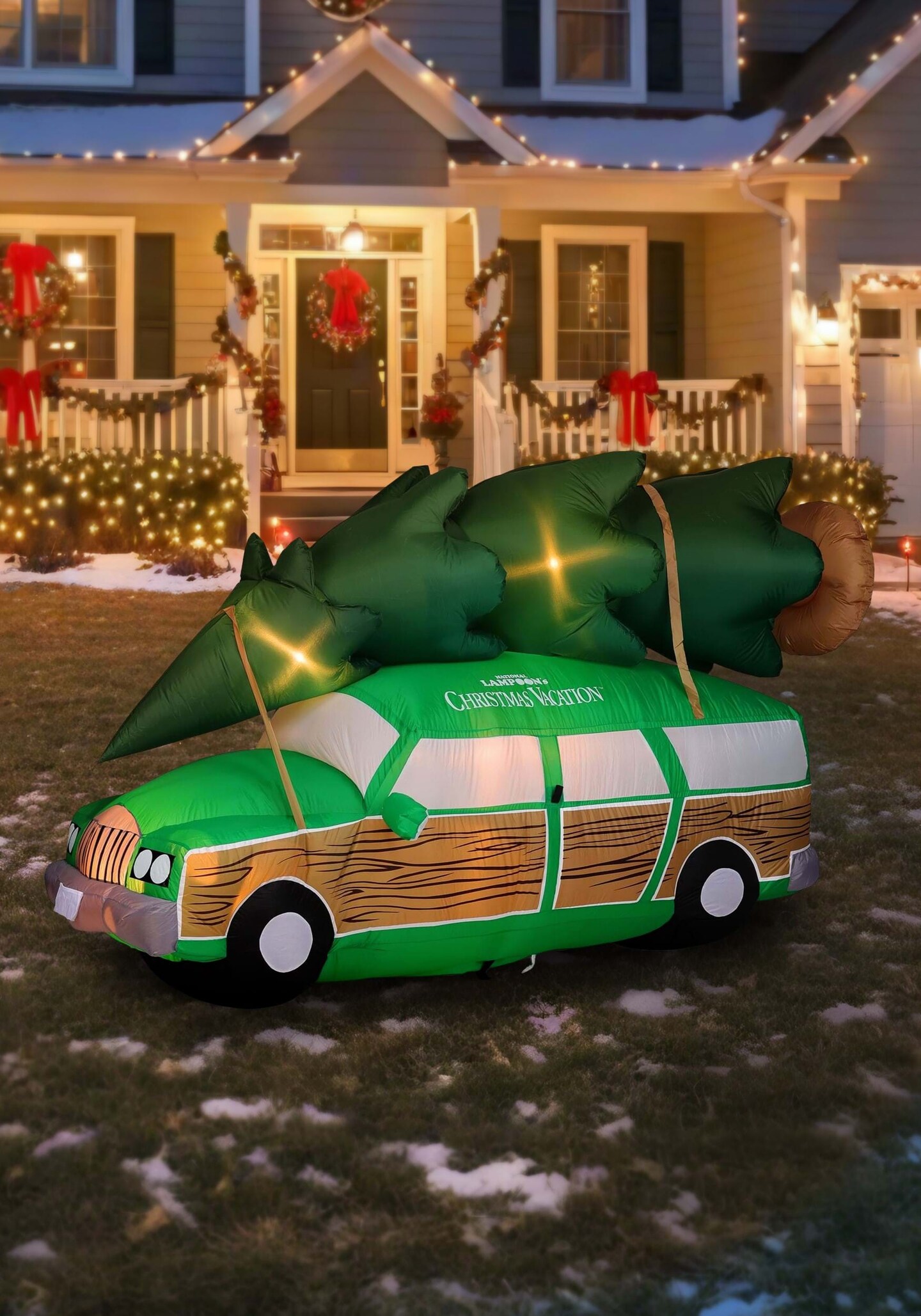 Christmas Vacation Station Wagon Christmas Airblown Decoration
